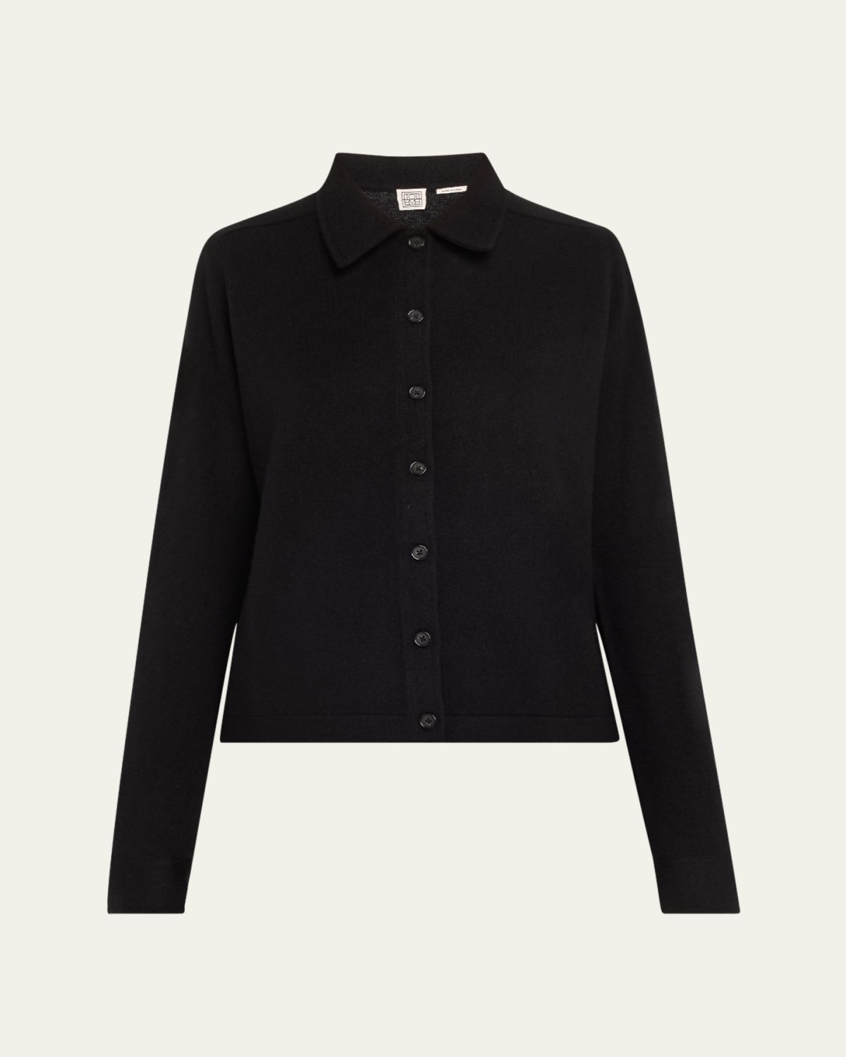 Toteme Cashmere Knit Button-Front Cardigan