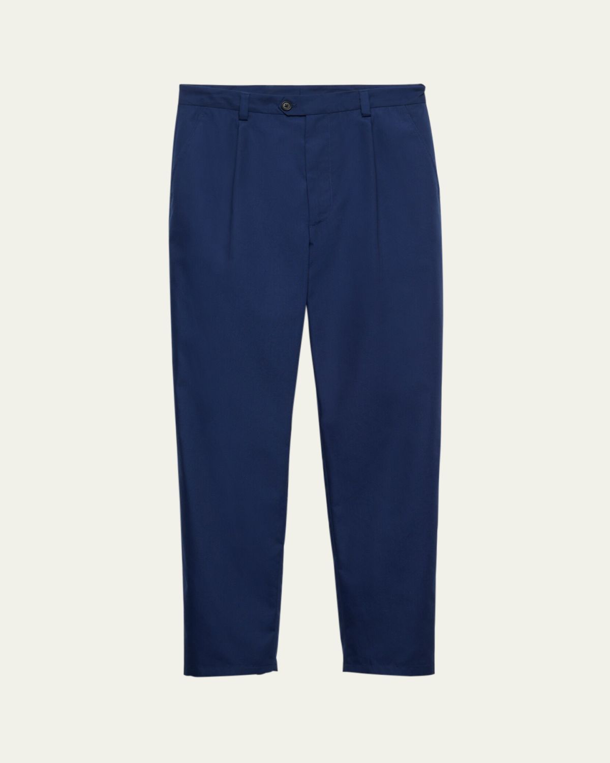 Prada Men's Poplin Archive Logo Pants