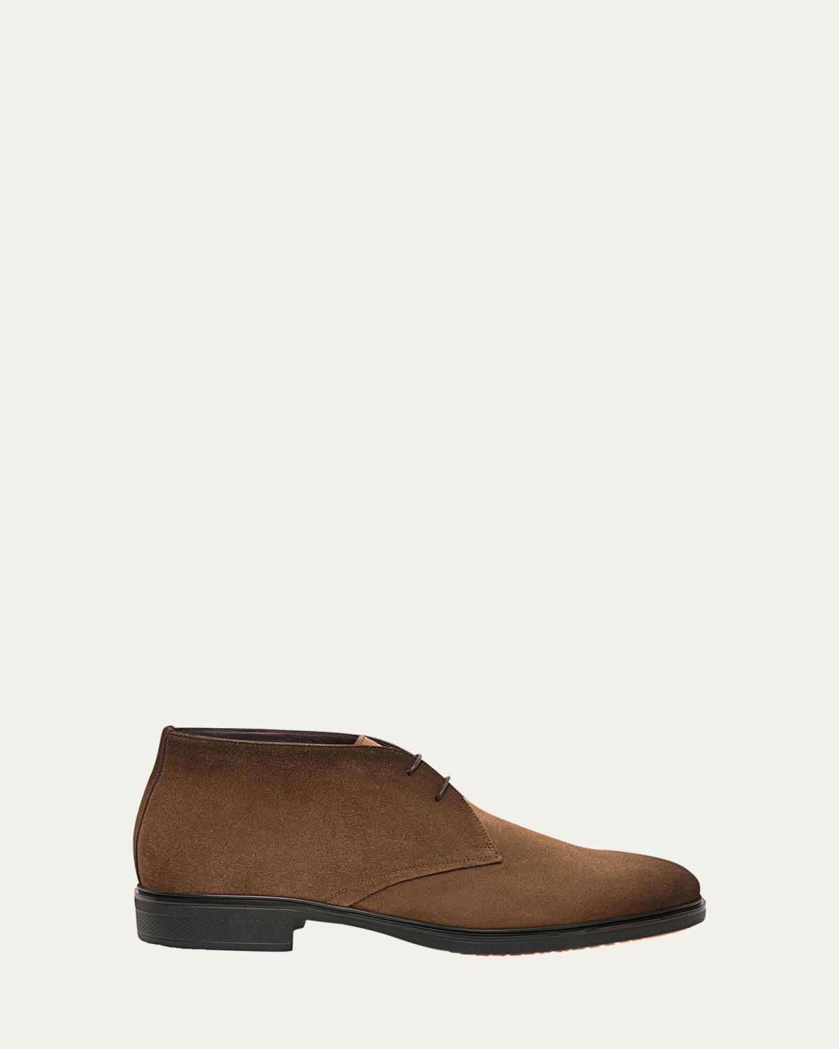Santoni Men's Easy Suede Derby Shoes