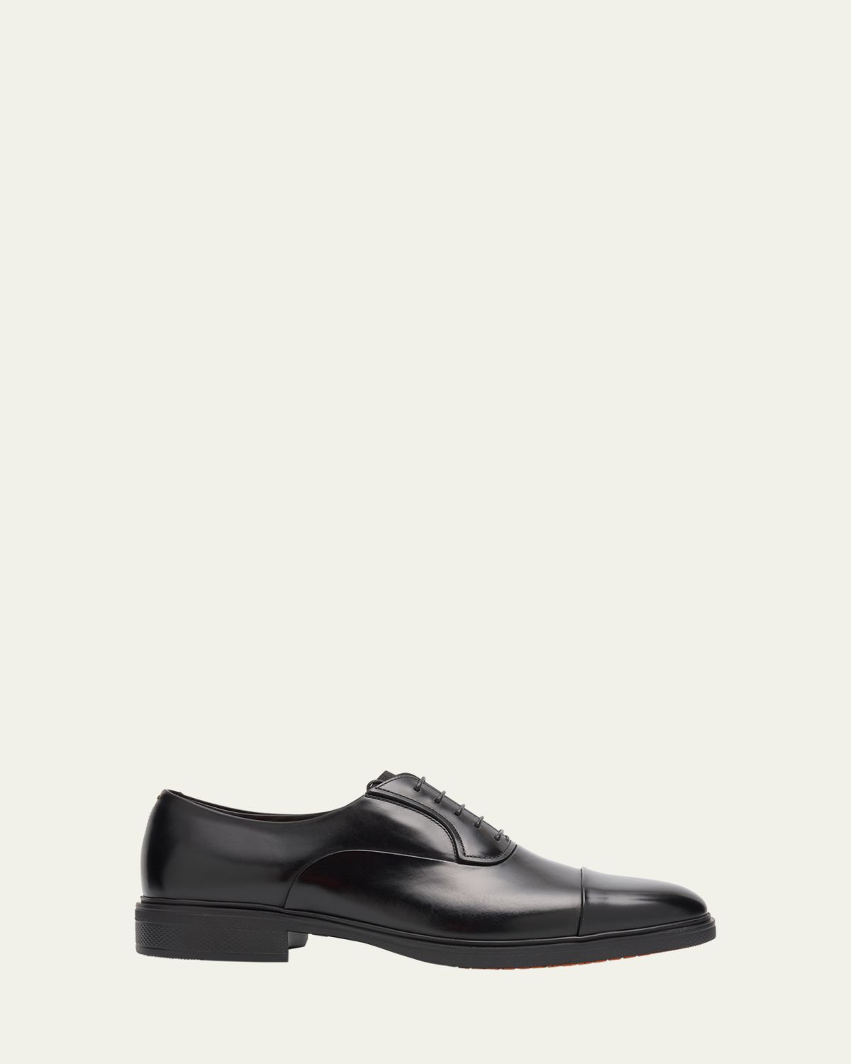 Santoni Men's Easy Leather Cap-Toe Oxfords