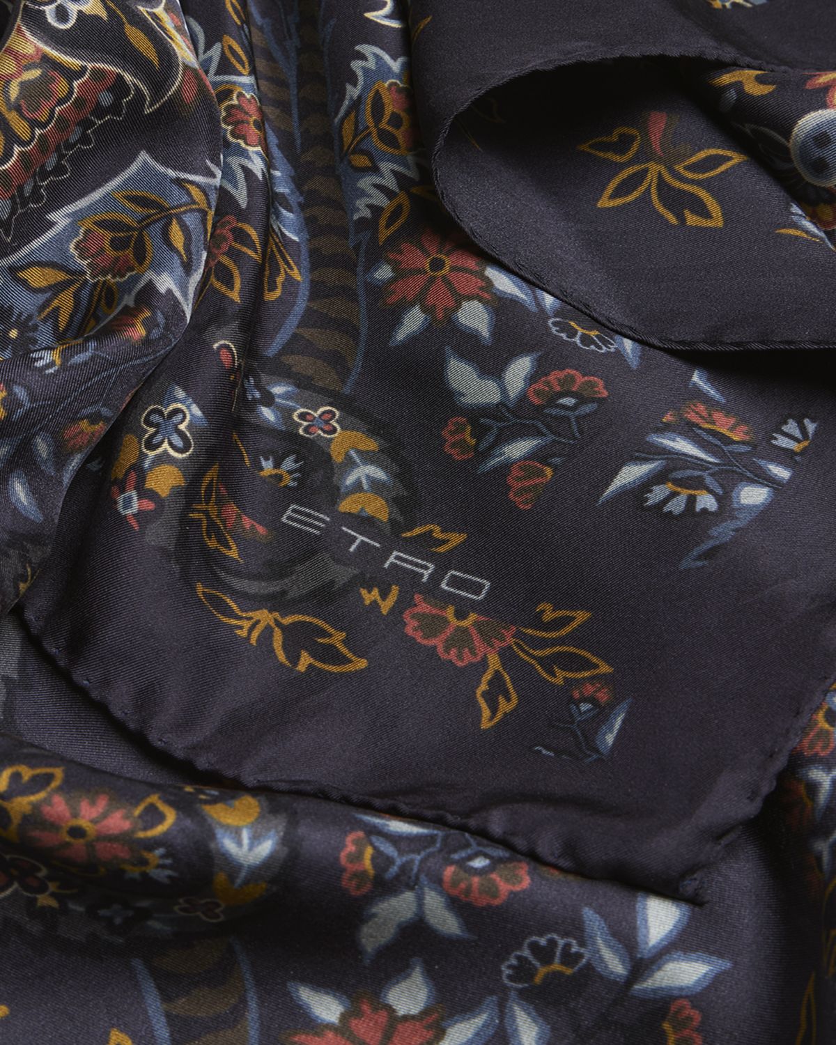 Etro Floral Silk Square Scarf | Thumbnail 4