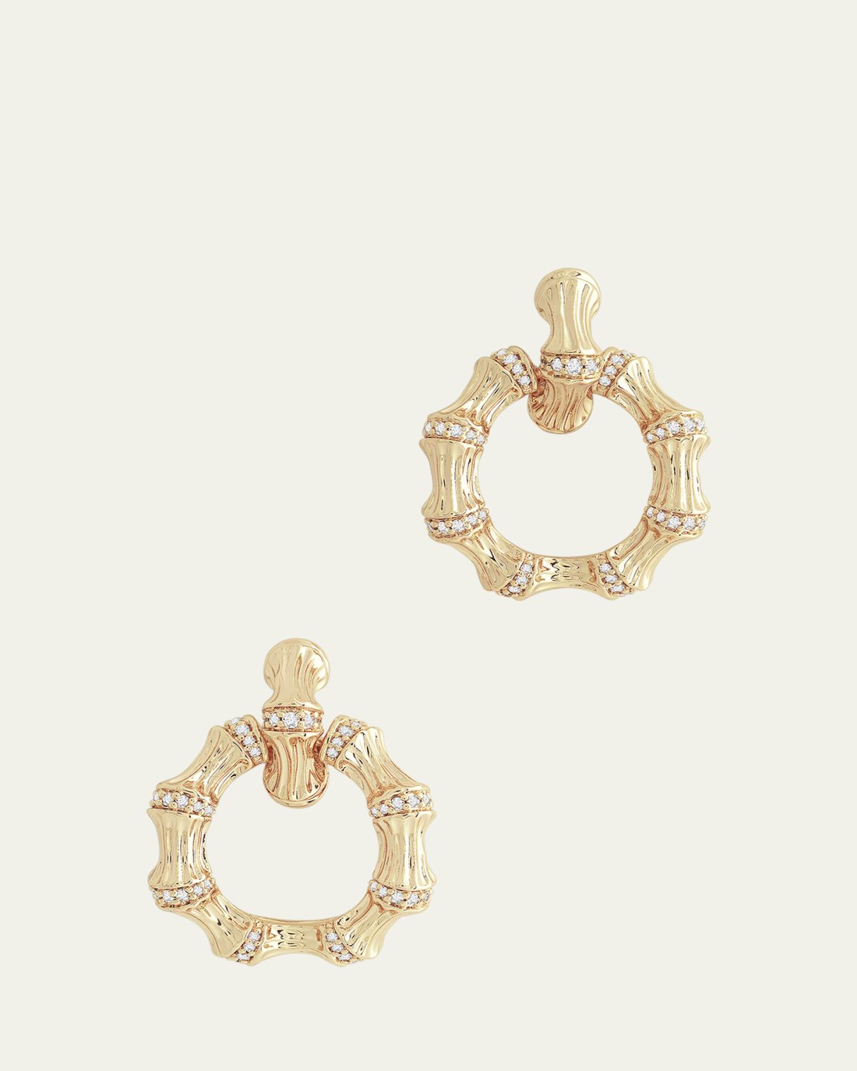 Anabel Aram Jewelry Bamboo Double Hoop Earrings | Thumbnail 5 Anabel Aram Jewelry Bamboo Double Hoop Earrings | Thumbnail 5