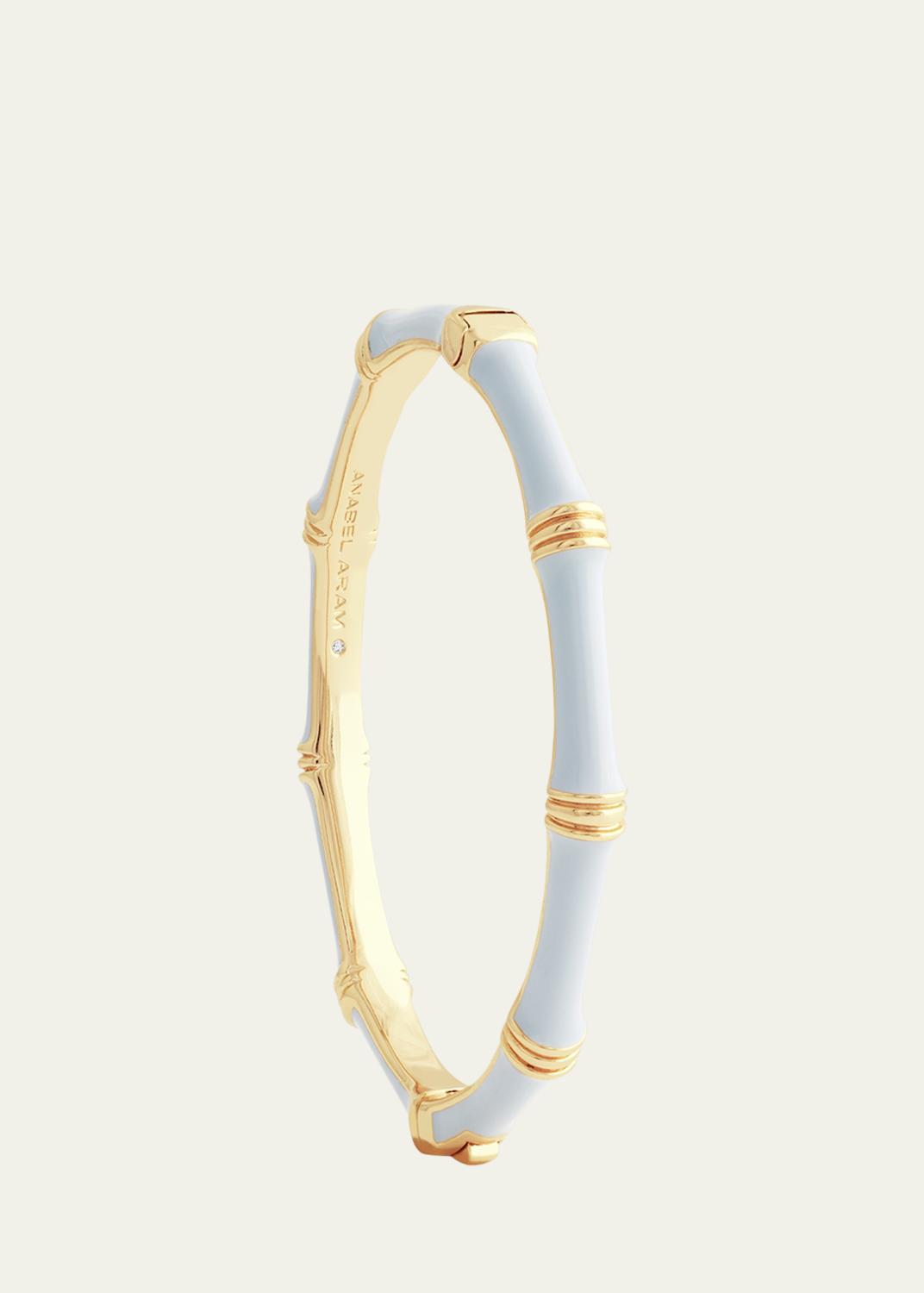 Anabel Aram Jewelry Bamboo Enameled Hinged Bangle | Thumbnail 3 Anabel Aram Jewelry Bamboo Enameled Hinged Bangle | Thumbnail 3