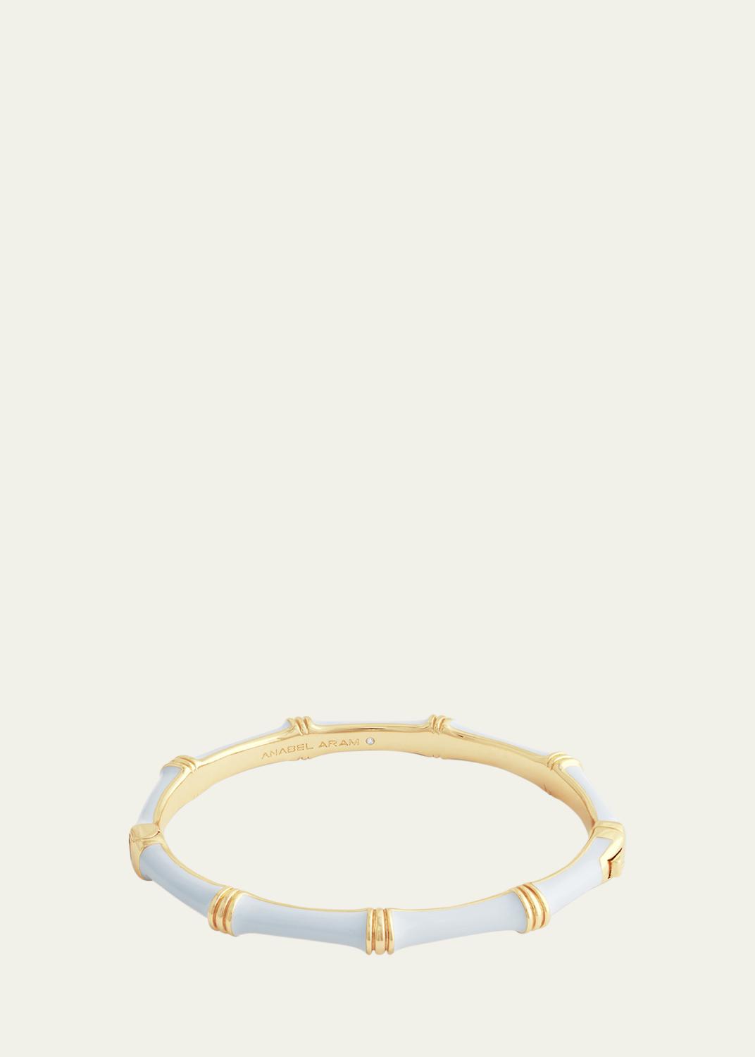 Anabel Aram Jewelry Bamboo Enameled Hinged Bangle | Thumbnail 4 Anabel Aram Jewelry Bamboo Enameled Hinged Bangle | Thumbnail 4