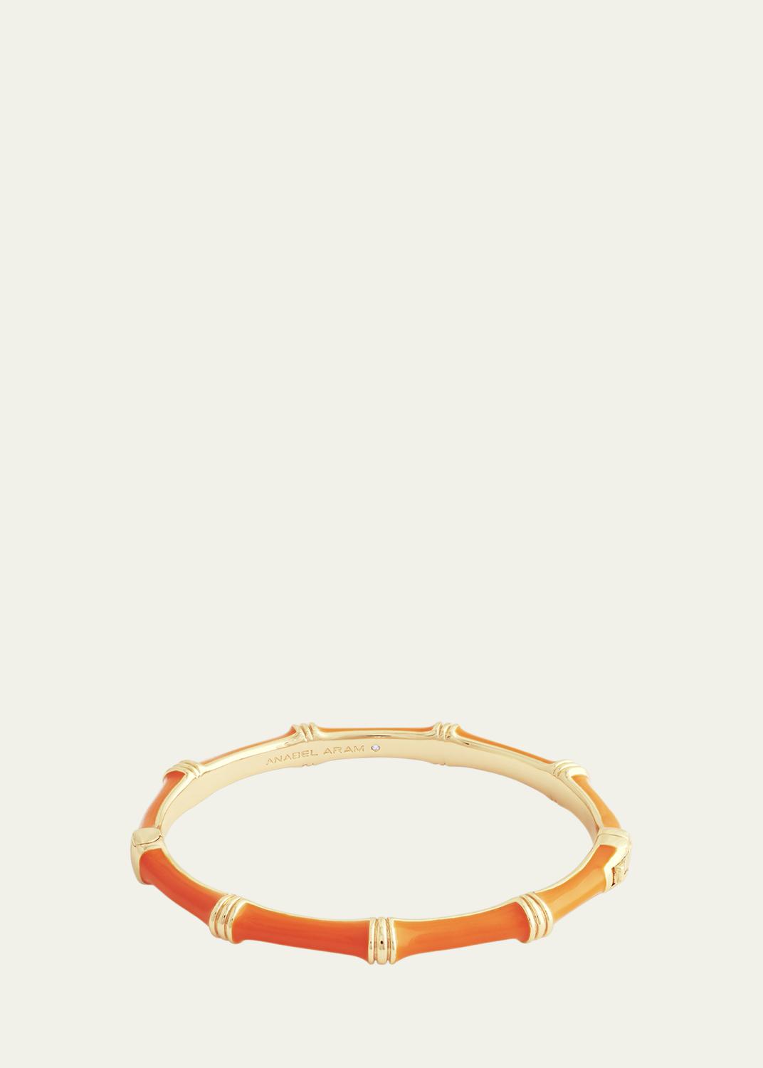 Anabel Aram Jewelry Bamboo Enameled Hinged Bangle | Thumbnail 3 Anabel Aram Jewelry Bamboo Enameled Hinged Bangle | Thumbnail 3