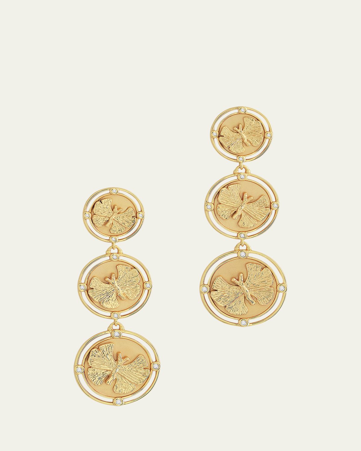 Anabel Aram Jewelry Butterfly Coin Drop Earrings | Thumbnail 5 Anabel Aram Jewelry Butterfly Coin Drop Earrings | Thumbnail 5