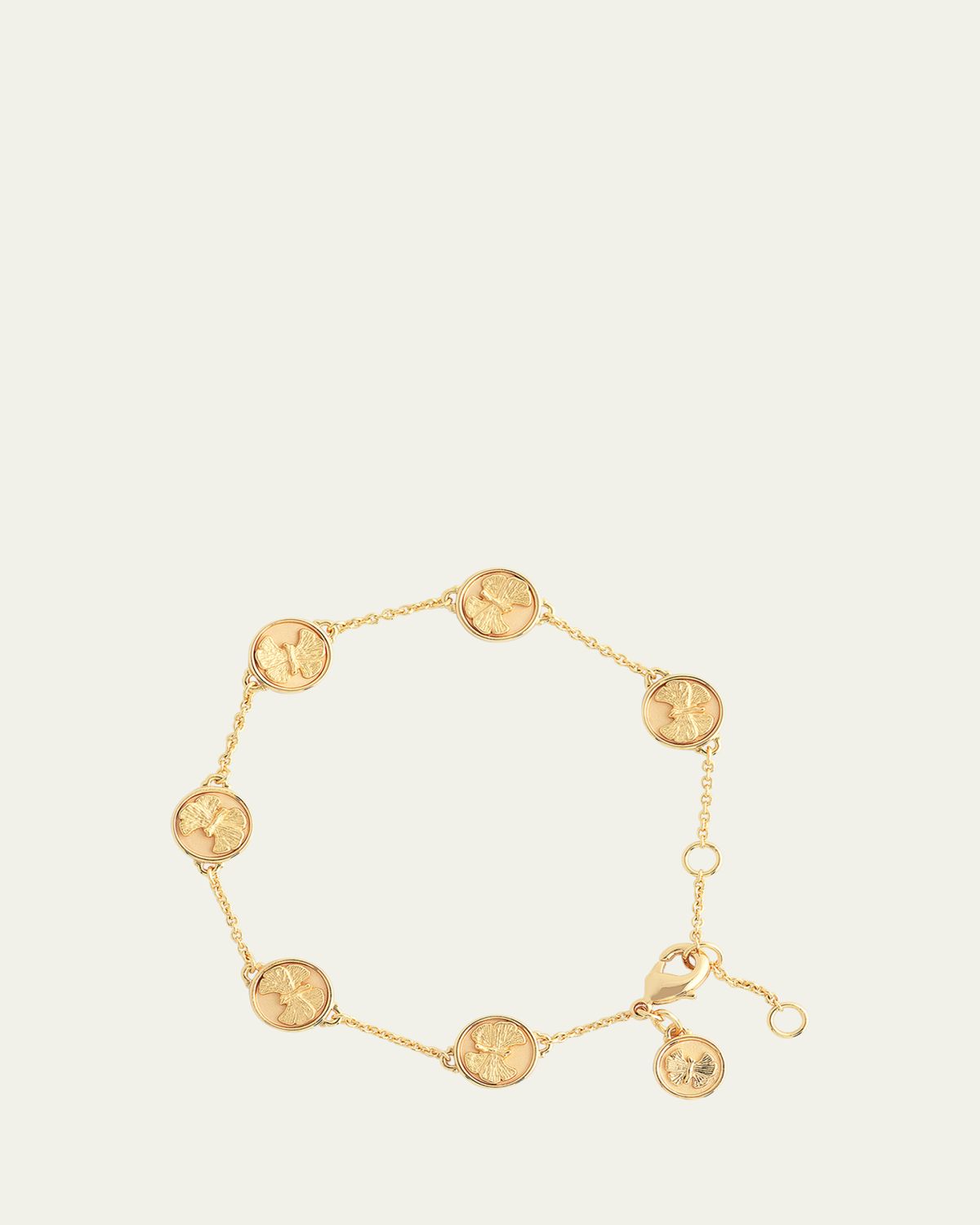 Anabel Aram Jewelry Butterfly Coin Charm Bracelet | Thumbnail 5