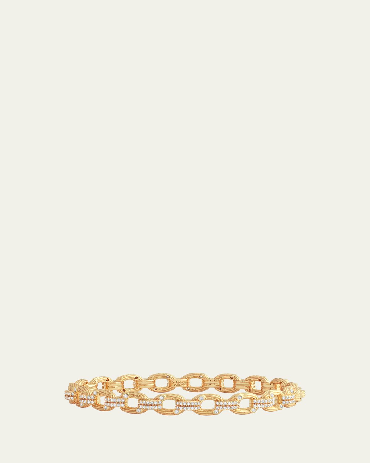 Anabel Aram Jewelry Enchanted Forest Chain Hinged Bangle