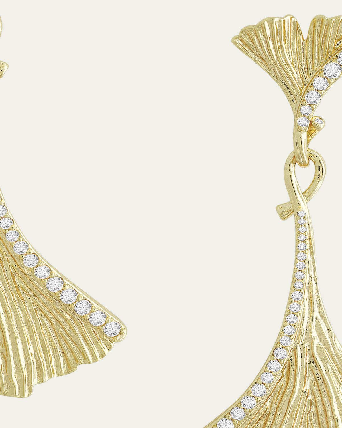 Anabel Aram Jewelry Ginkgo Large Drop Earrings | Thumbnail 4