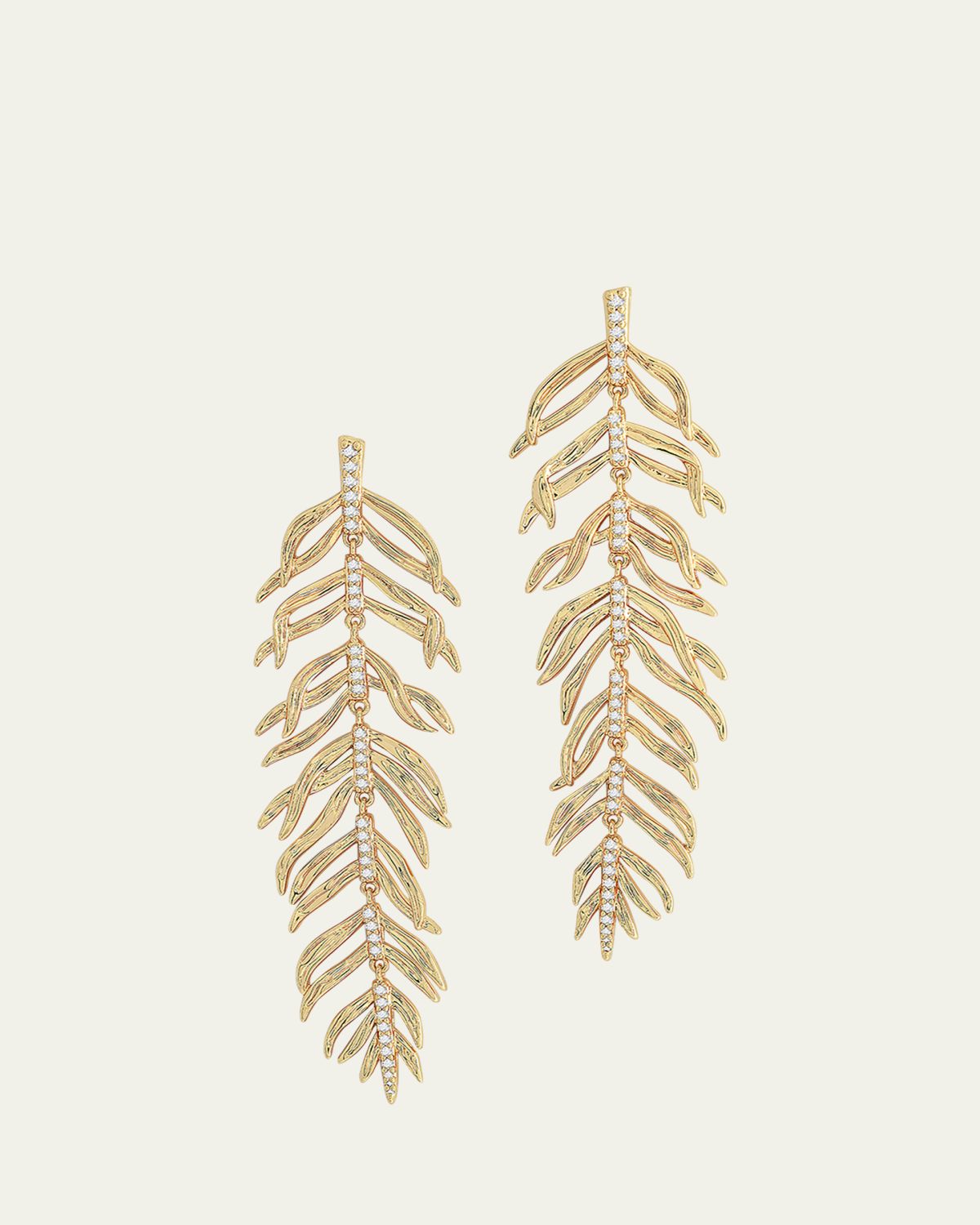 Anabel Aram Jewelry Palm Leaves Dangle Earrings | Thumbnail 5
