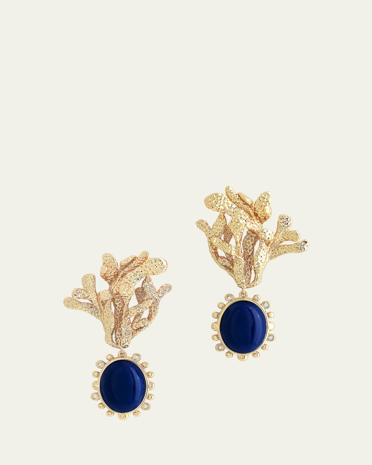 Anabel Aram Jewelry Kelp with Lapis Drop Earrings | Thumbnail 5