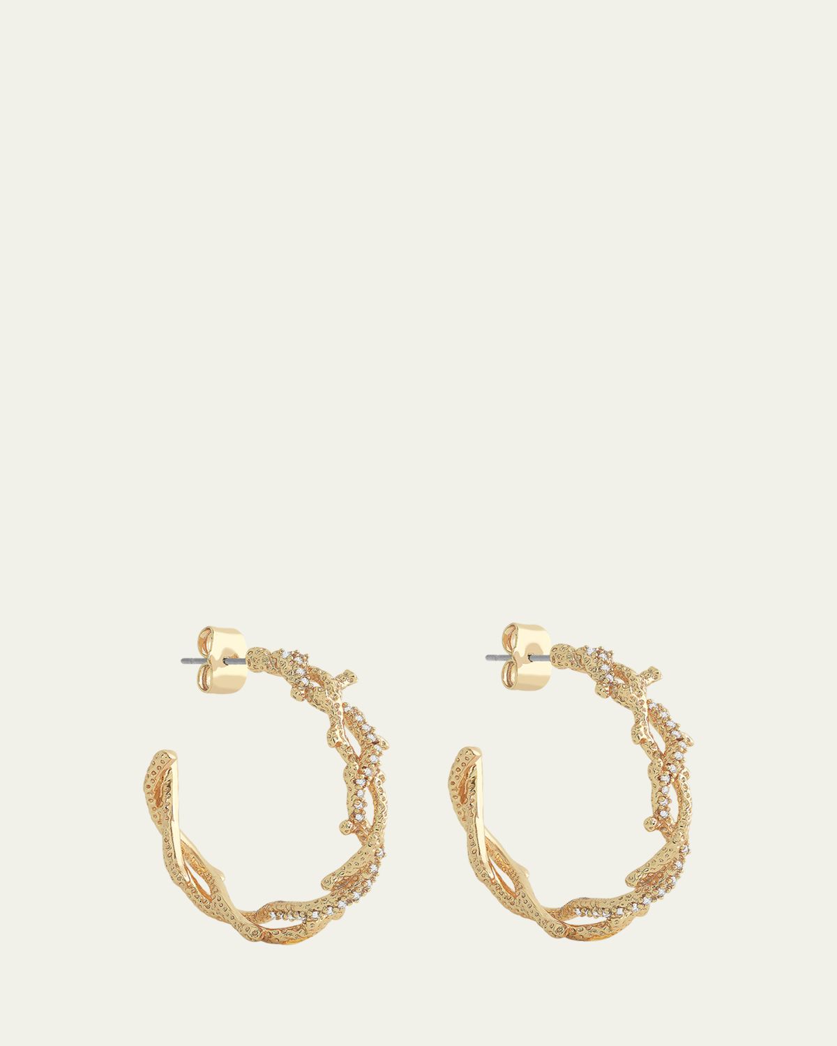 Anabel Aram Jewelry Coral Hoop Earrings | Thumbnail 5 Anabel Aram Jewelry Coral Hoop Earrings | Thumbnail 5