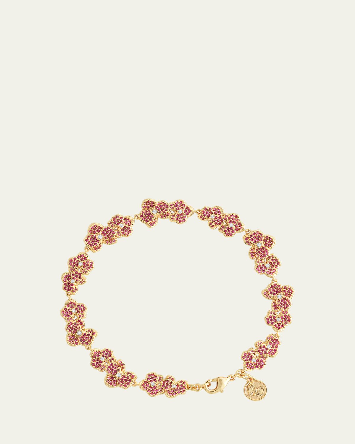 Anabel Aram Jewelry Orchid Pave Tennis Bracelet | Thumbnail 5 Anabel Aram Jewelry Orchid Pave Tennis Bracelet | Thumbnail 5