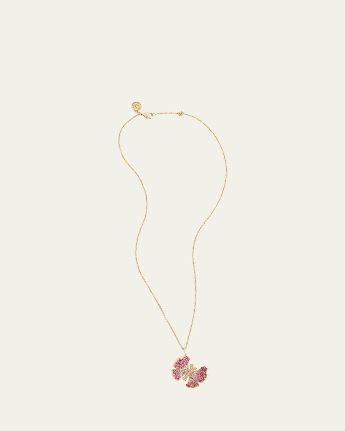 Anabel Aram Jewelry Butterfly Pave Necklace | Thumbnail 5