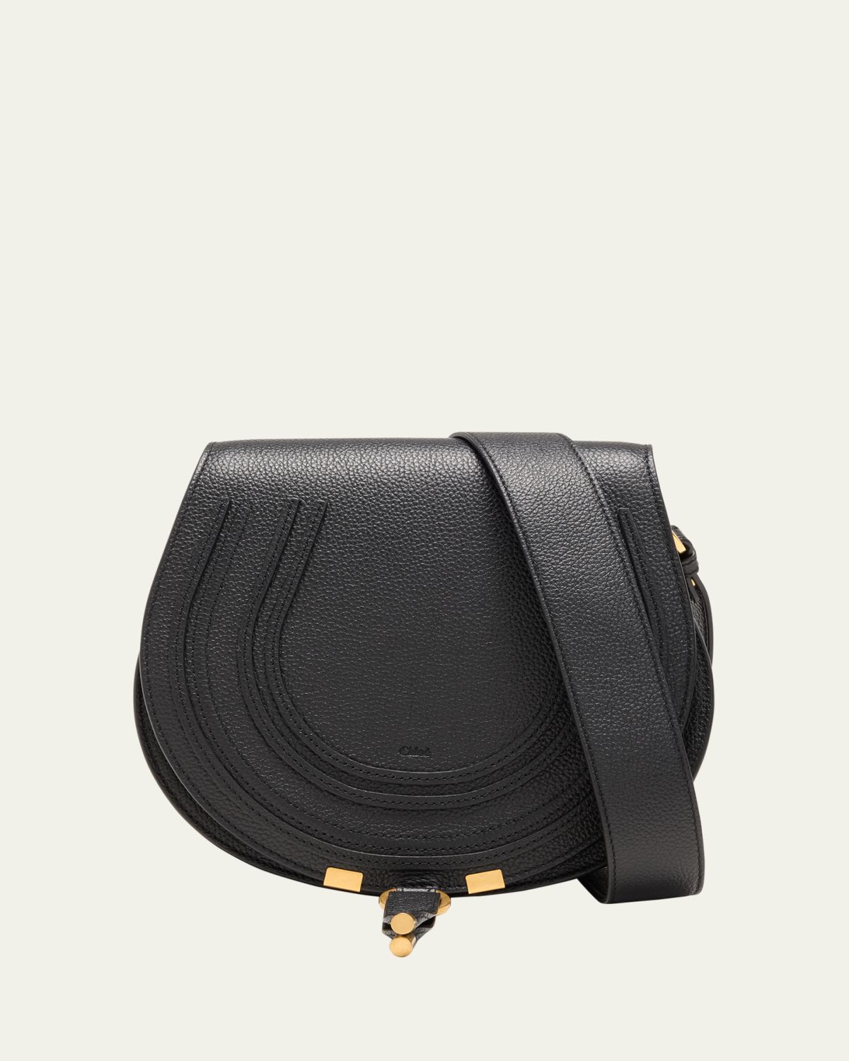 Chloe Marcie Medium Slim Crossbody Bag in Grained Calfskin