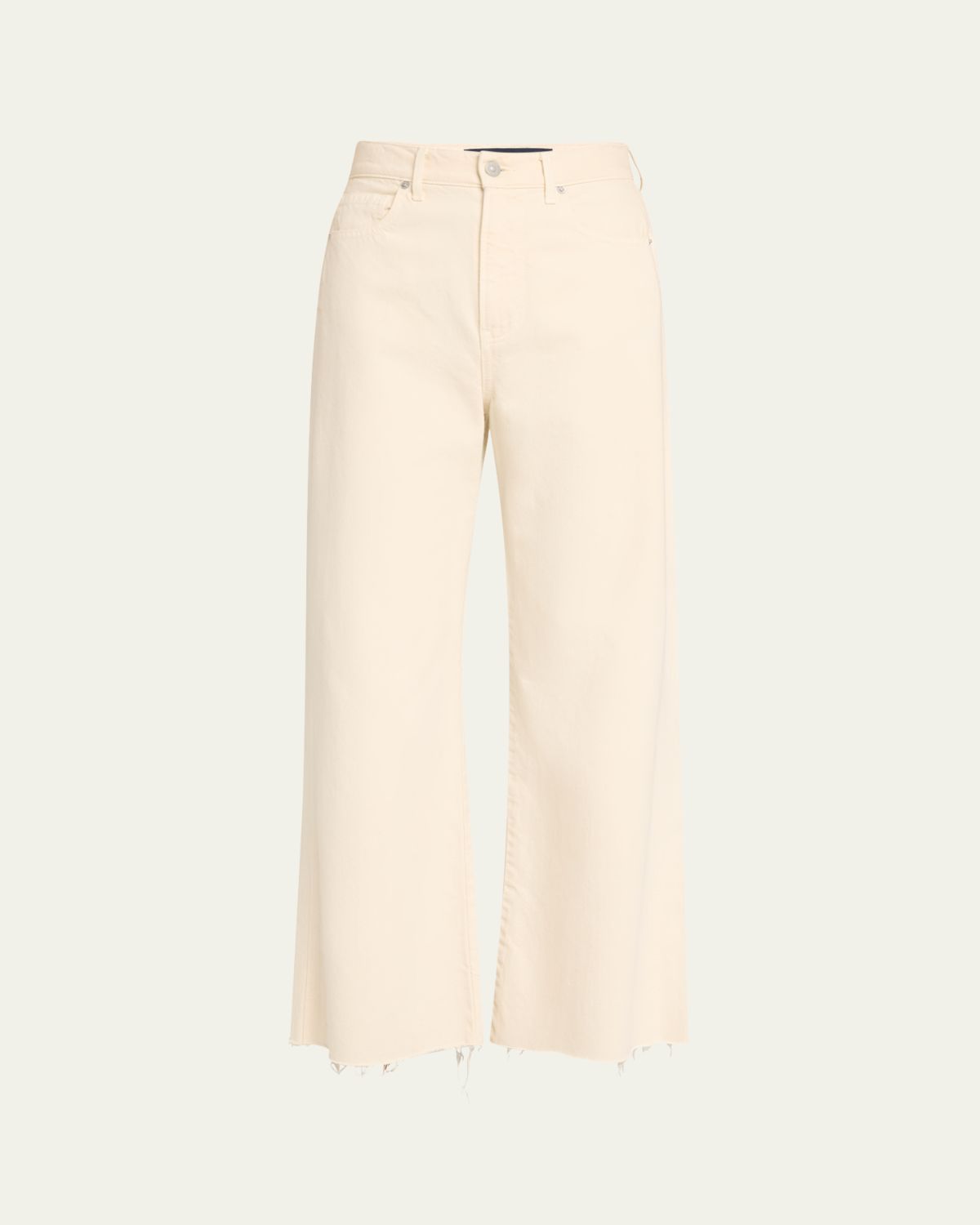 Veronica Beard Taylor Cropped High-Rise Wide Jeans | Thumbnail 6