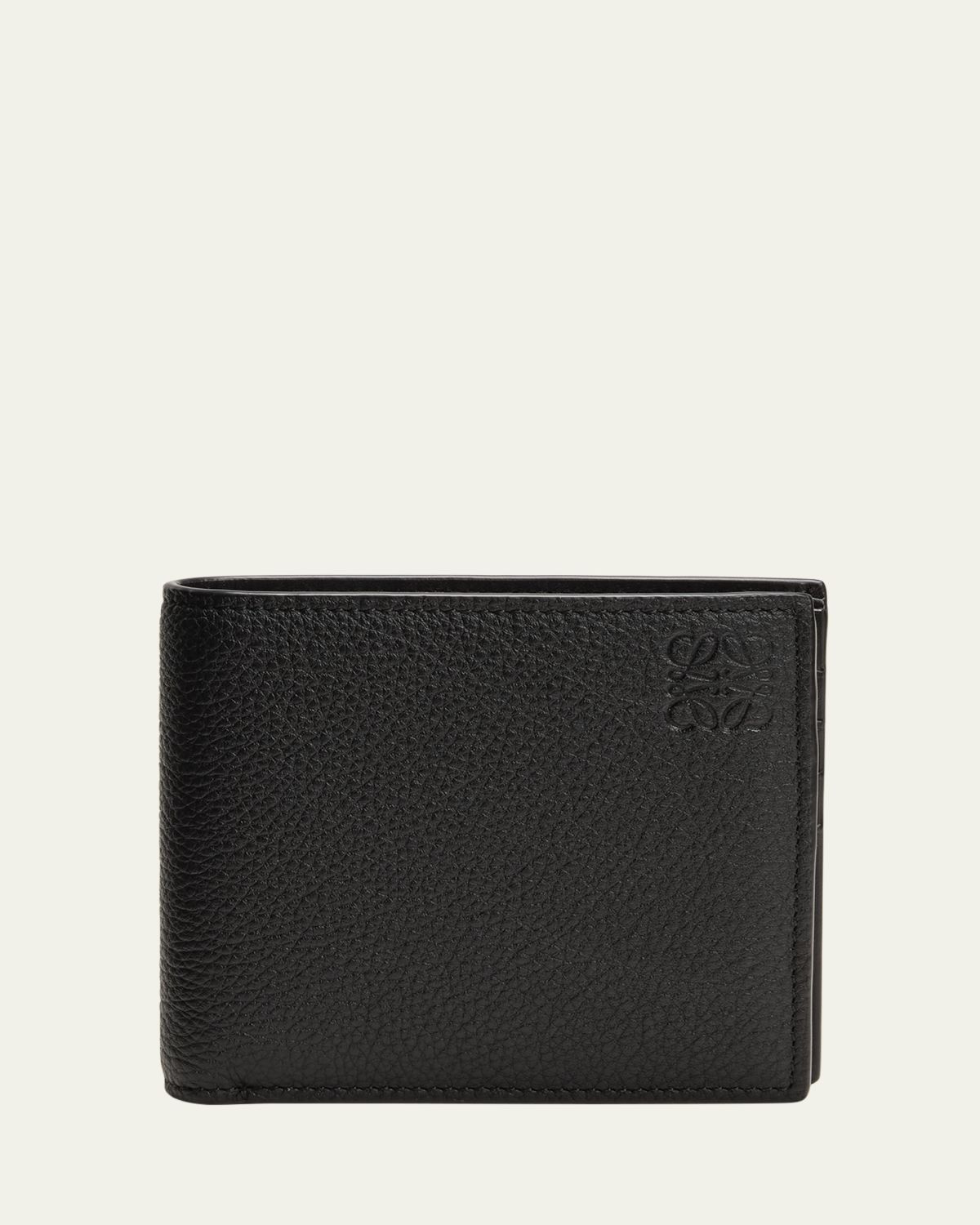 Loewe Men's Anagram Bifold Leather Wallet
