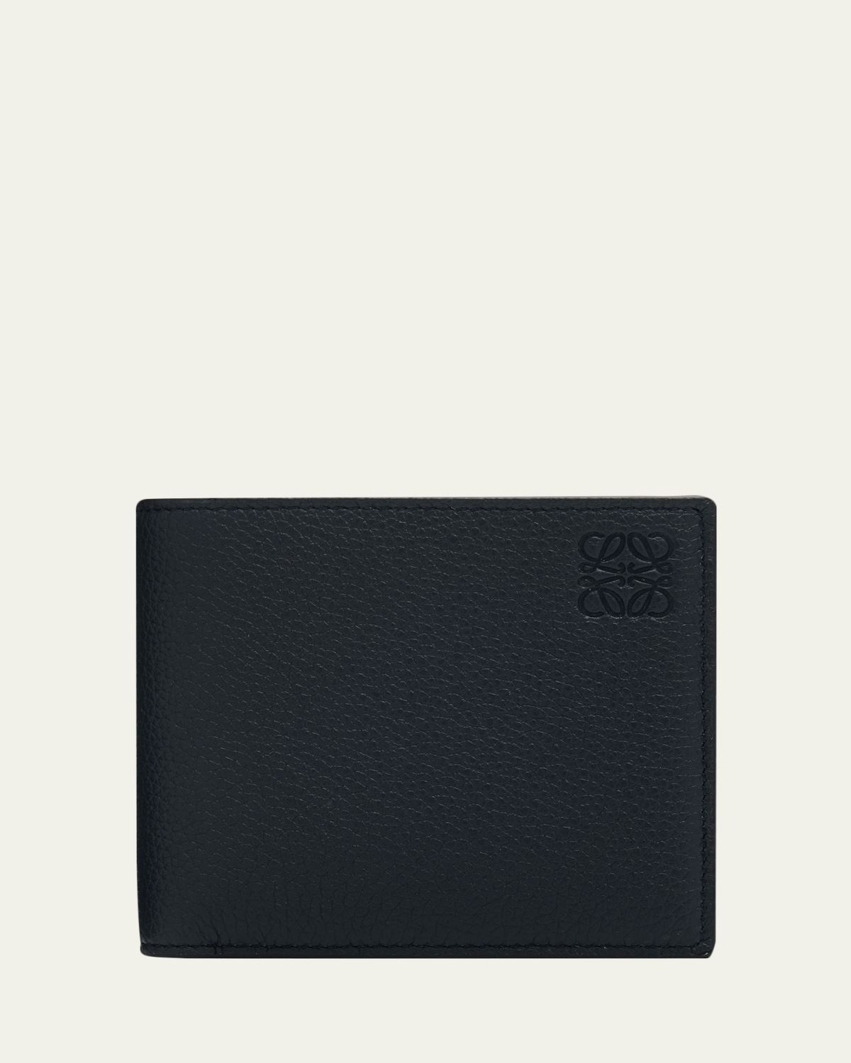 Loewe Men 's Anagram Bifold Leather Wallet