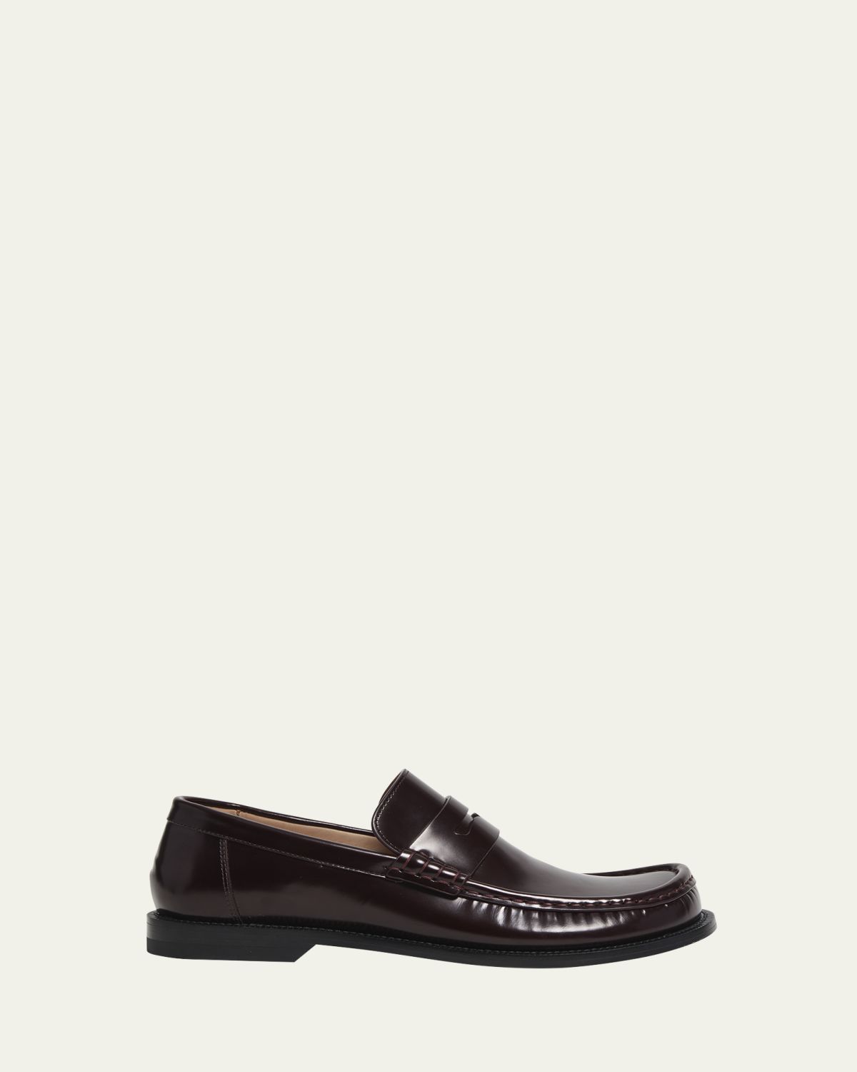 Loewe Campo Leather Penny Loafers