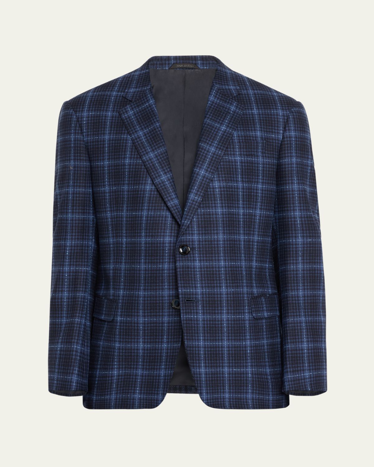 Giorgio Armani Men's Plaid Windowpane Sport Coat