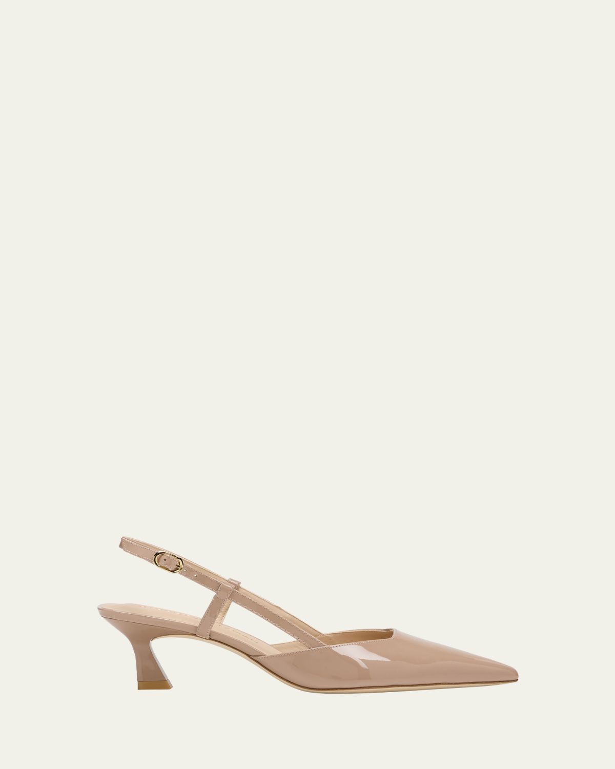 Stuart Weitzman Vinnie Patent Kitten Slingback Pumps | Thumbnail 6 Stuart Weitzman Vinnie Patent Kitten Slingback Pumps | Thumbnail 6