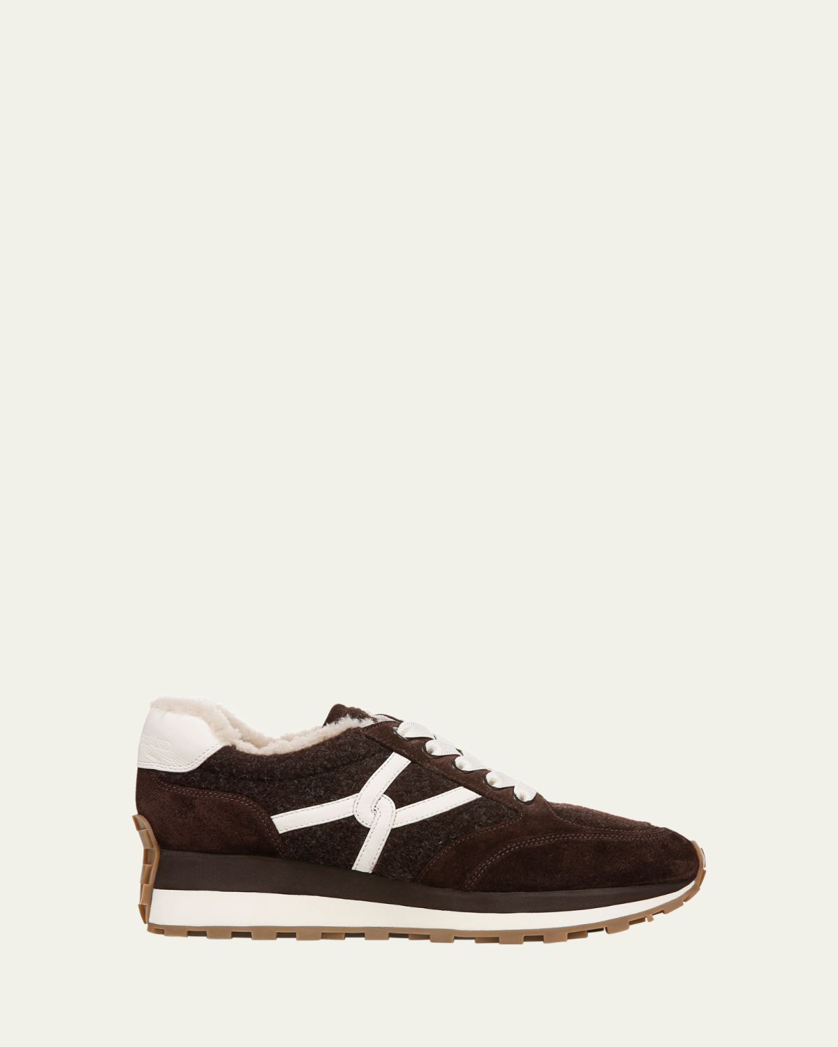 Veronica Beard Valentina Suede Shearling Retro Sneakers | Thumbnail 4 Veronica Beard Valentina Suede Shearling Retro Sneakers | Thumbnail 4