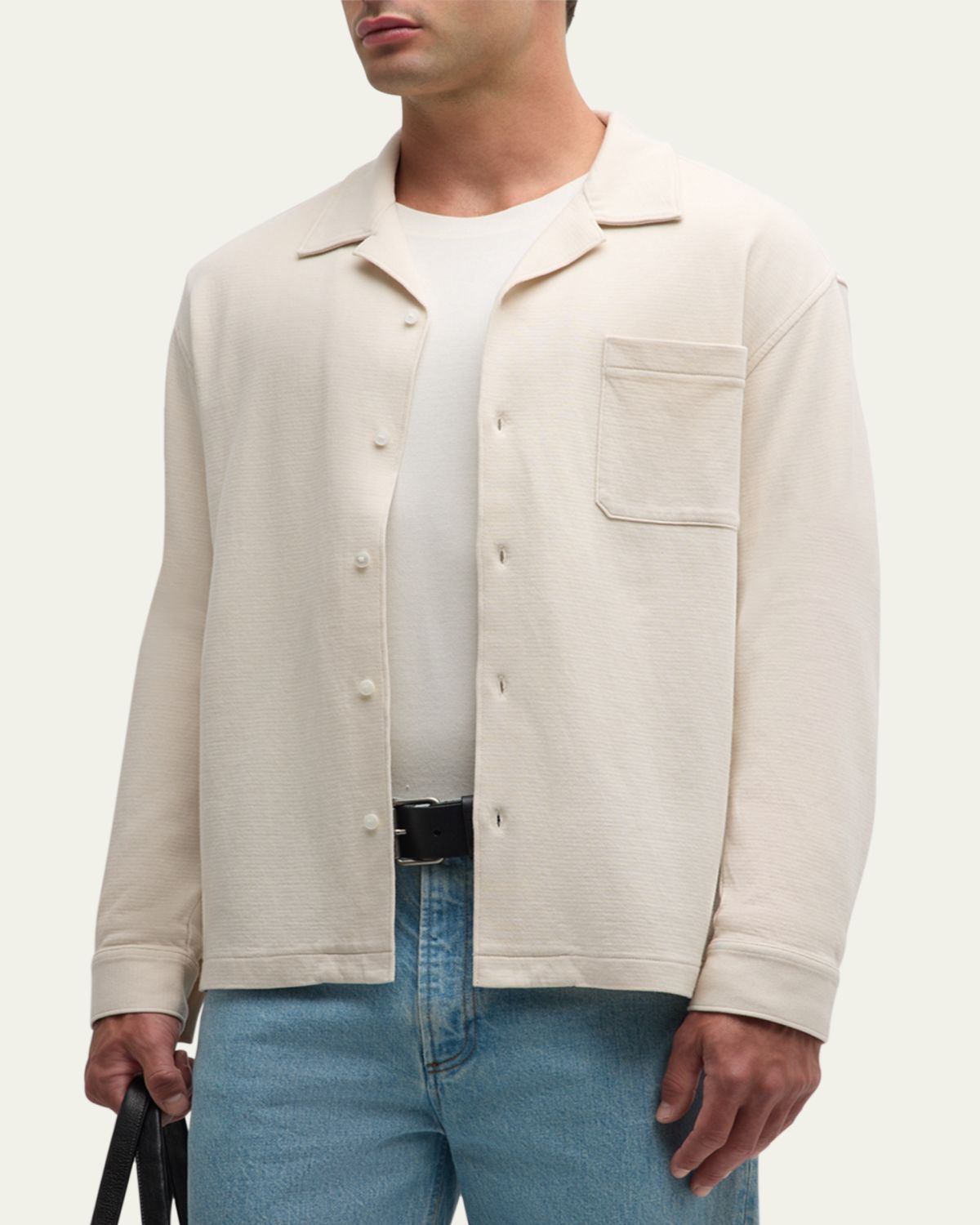 FRAME Men's Duo Fold Relaxed Overshirt | Thumbnail 4 FRAME Men's Duo Fold Relaxed Overshirt | Thumbnail 4