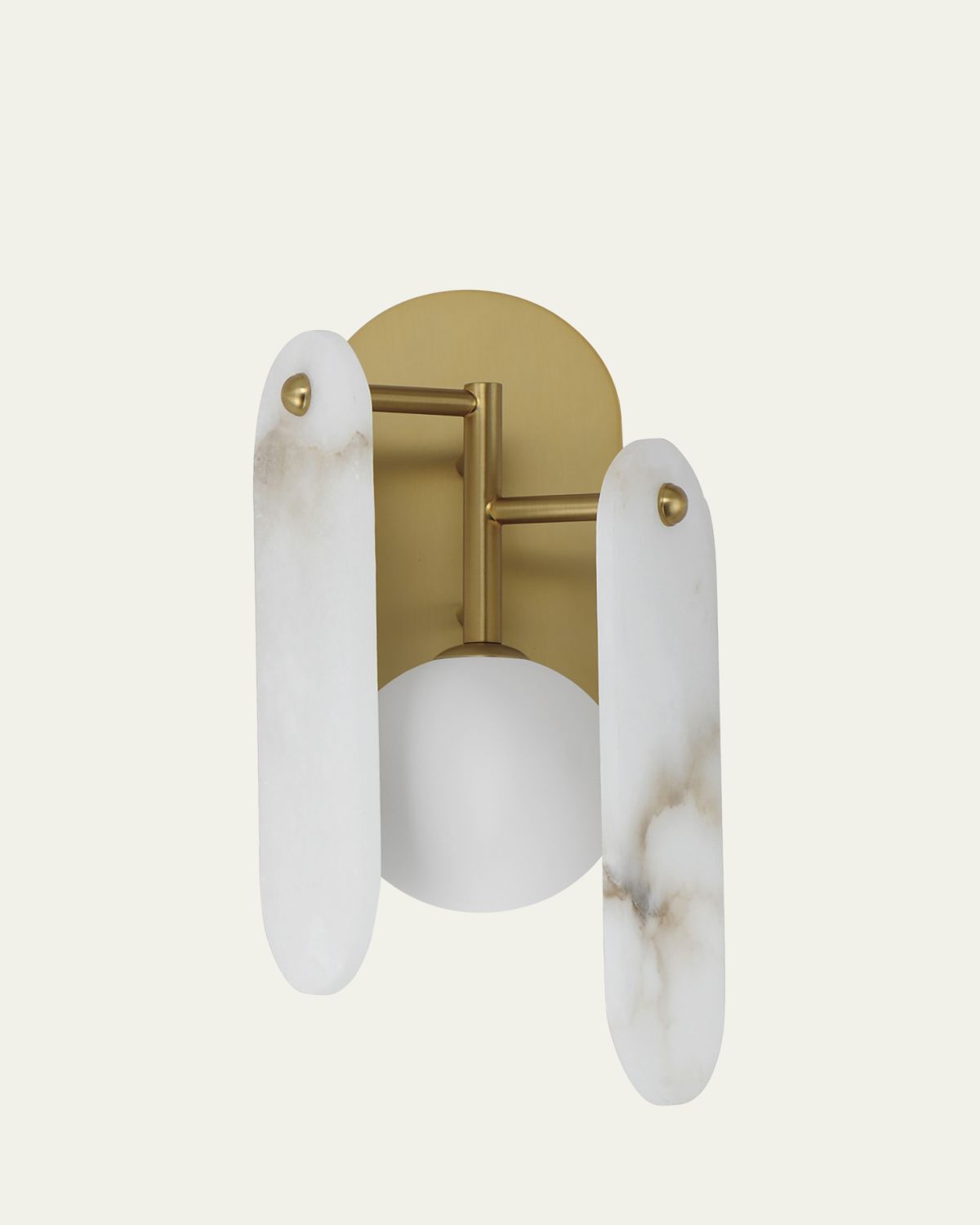 Studio M Megalith Stone Alabaster 16" Wall Sconce