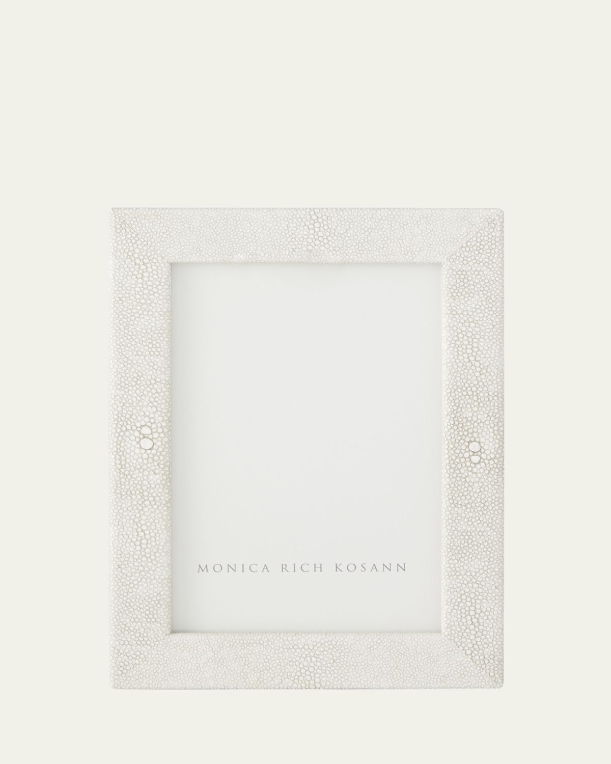 Monica Rich Kosann Photographer's Molding Shagreen-Embossed Faux Leather Frame, 4" x 6"