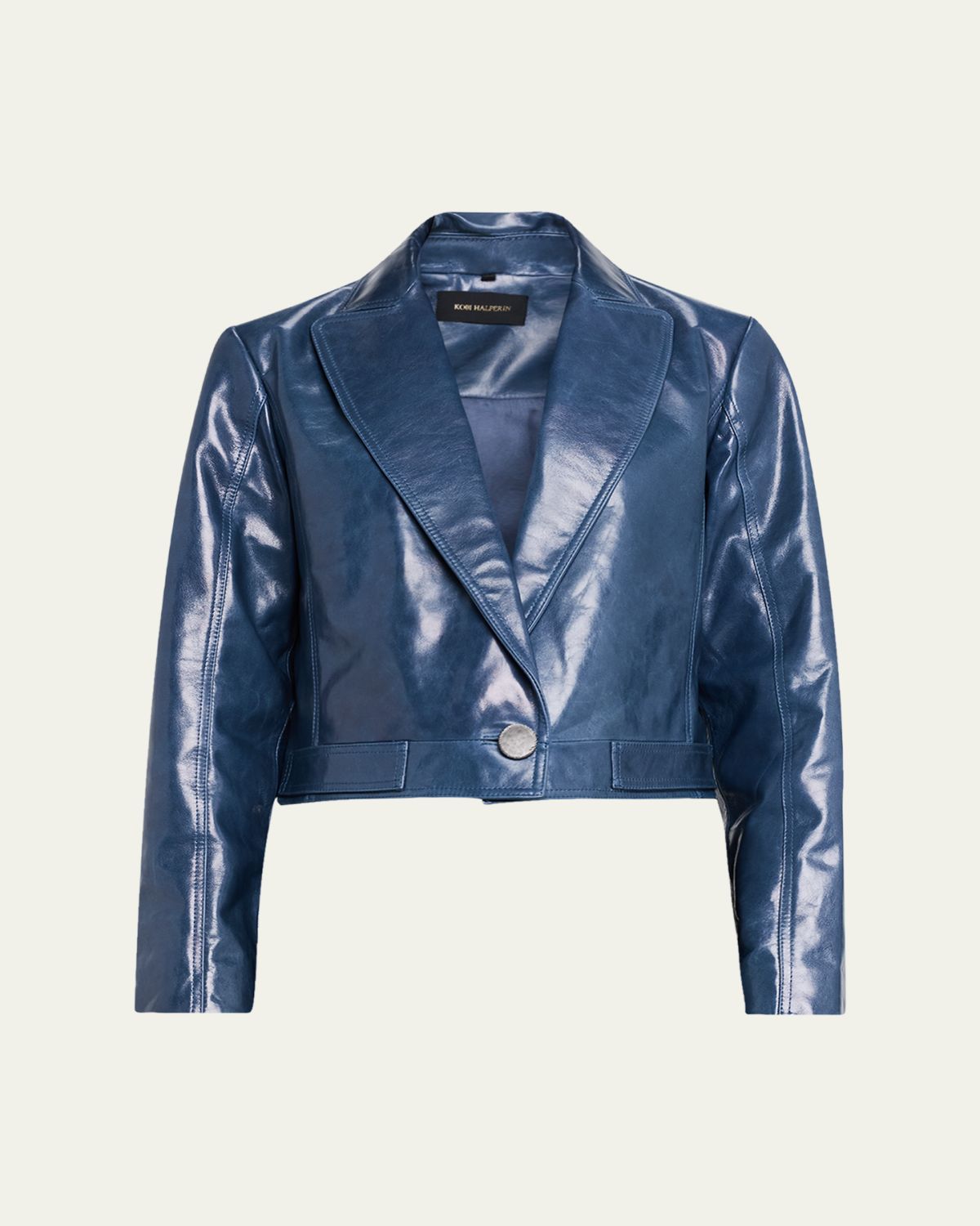 Kobi Halperin Astra Cropped Leather Jacket
