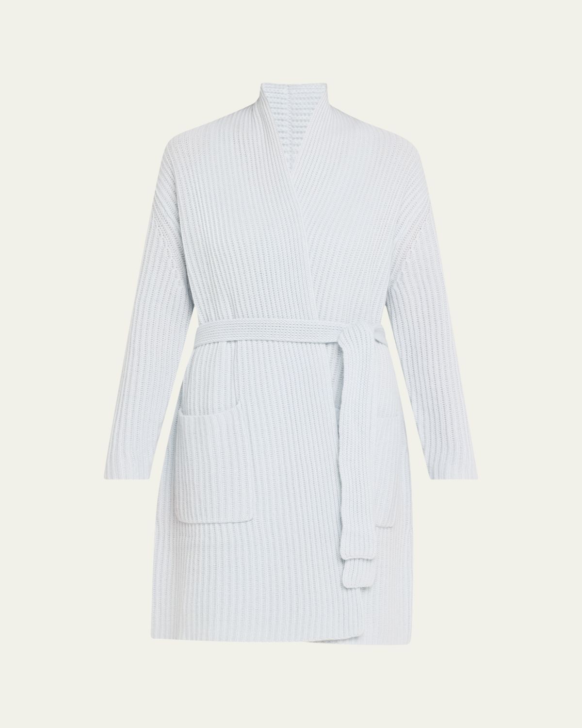 Arlotta Cashmere Ribbed Cashmere Short Robe