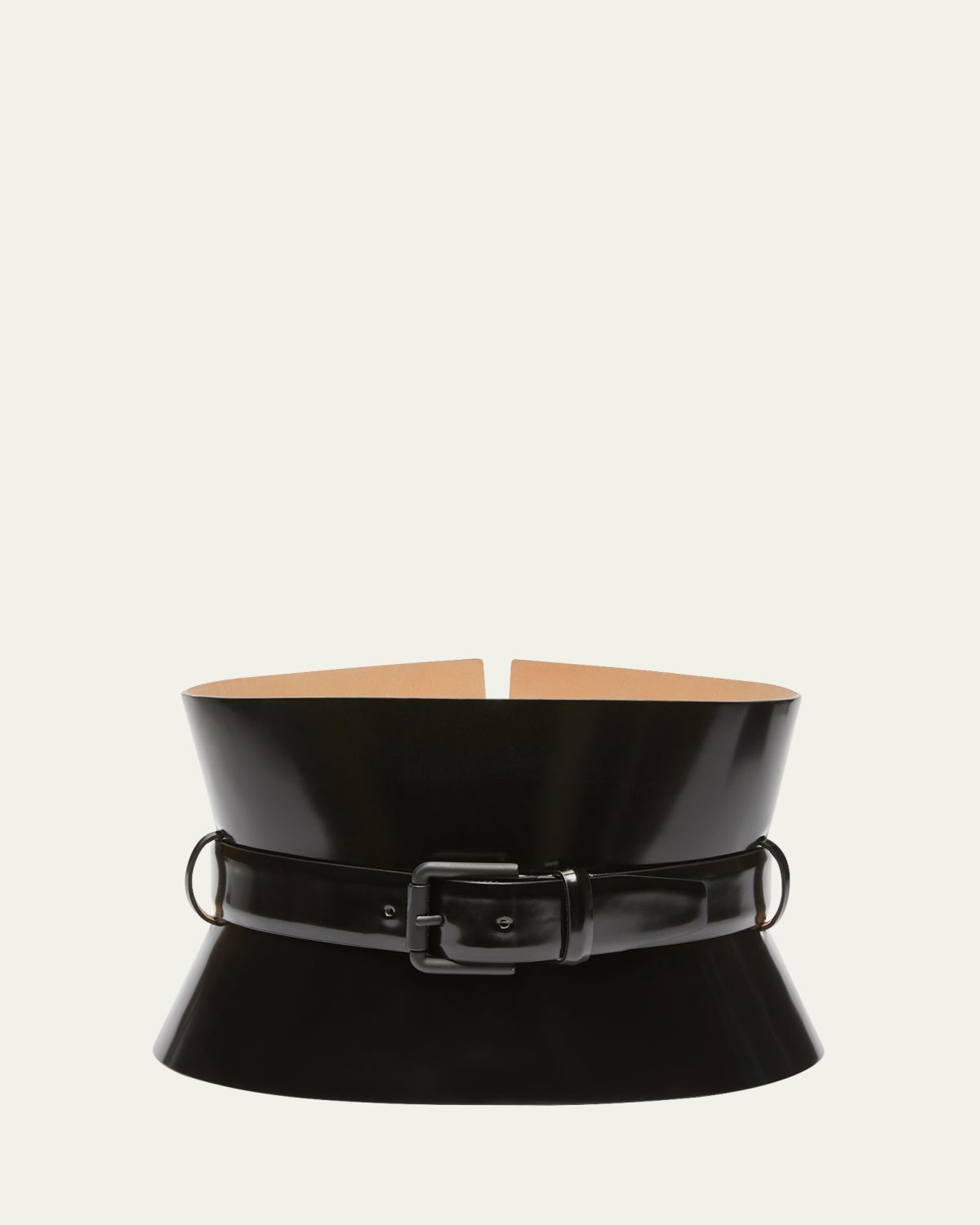 Max Mara Bustier Patent Leather Belt | Thumbnail 3