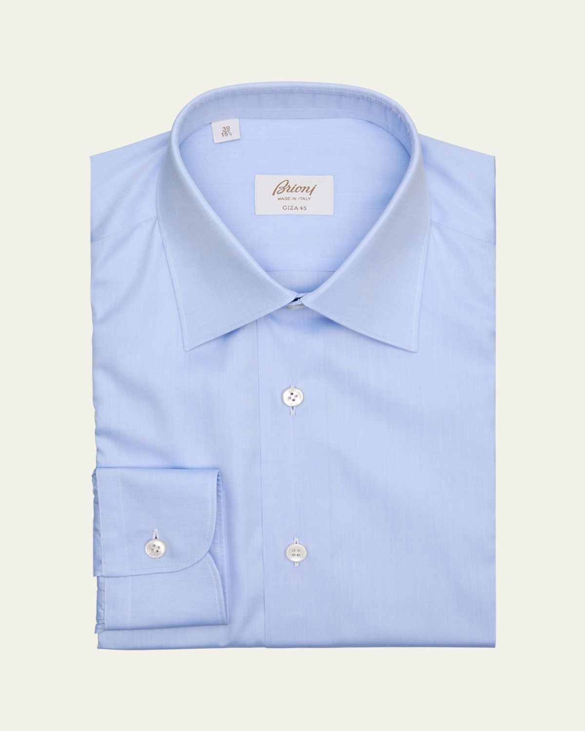 Brioni Men 's Brew Giza 45 Cotton Twill Dress Shirt
