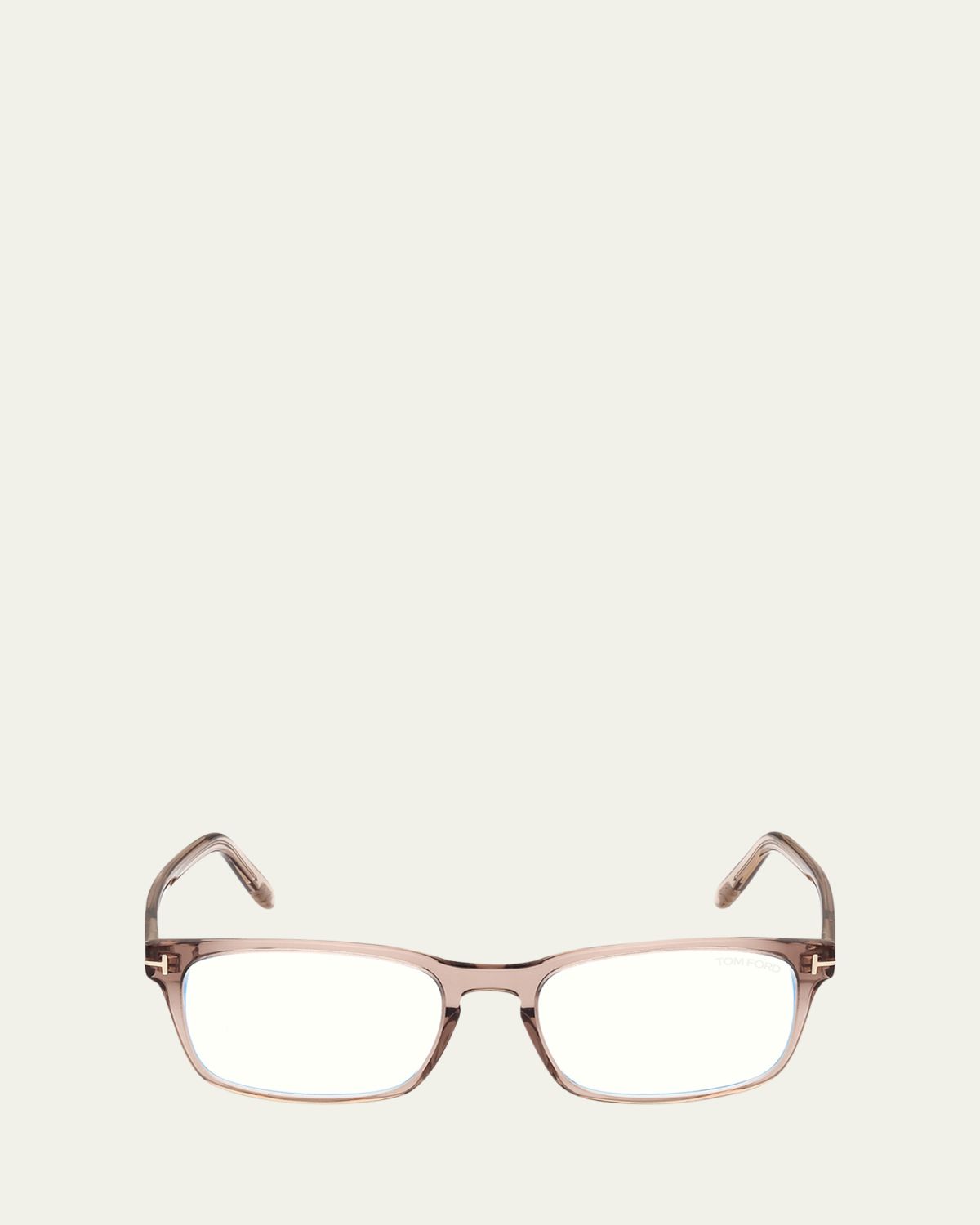TOM FORD Blue Blocking Keyhole Acetate Rectangle Glasses | Thumbnail 4 TOM FORD Blue Blocking Keyhole Acetate Rectangle Glasses | Thumbnail 4