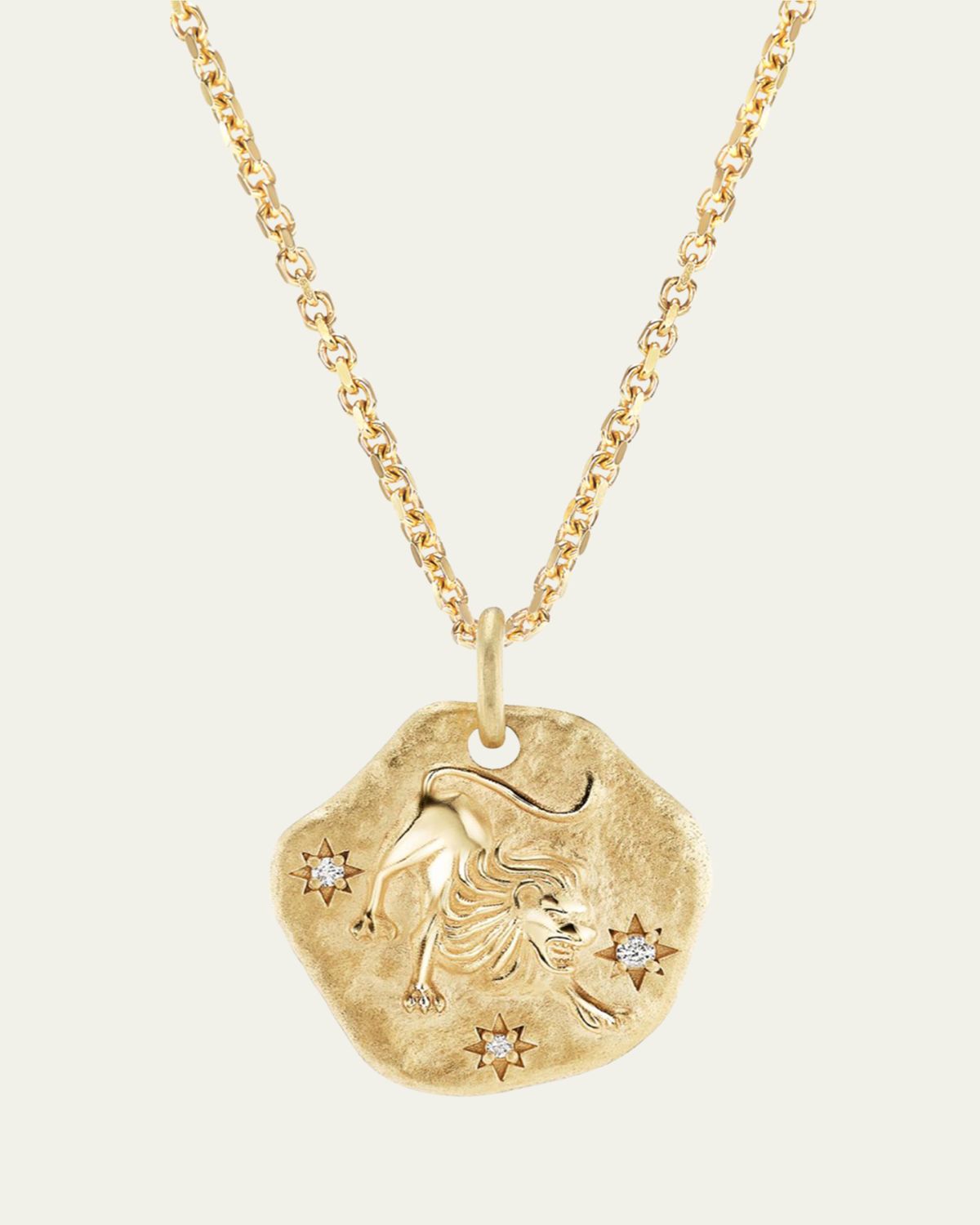 Aaryah 18K Yellow Gold Mini Diamond Zodiac Pendant Necklace | Thumbnail 3 Aaryah 18K Yellow Gold Mini Diamond Zodiac Pendant Necklace | Thumbnail 3