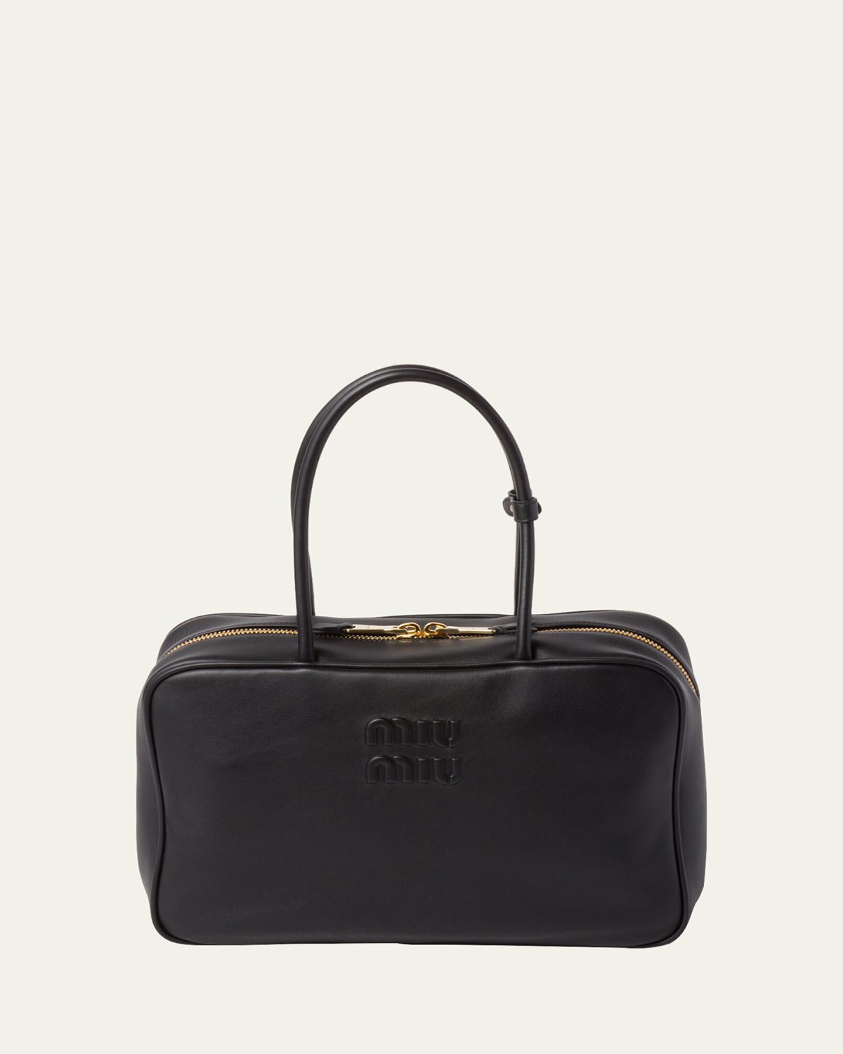 Miu Miu Beau Leather Top-Handle Bag