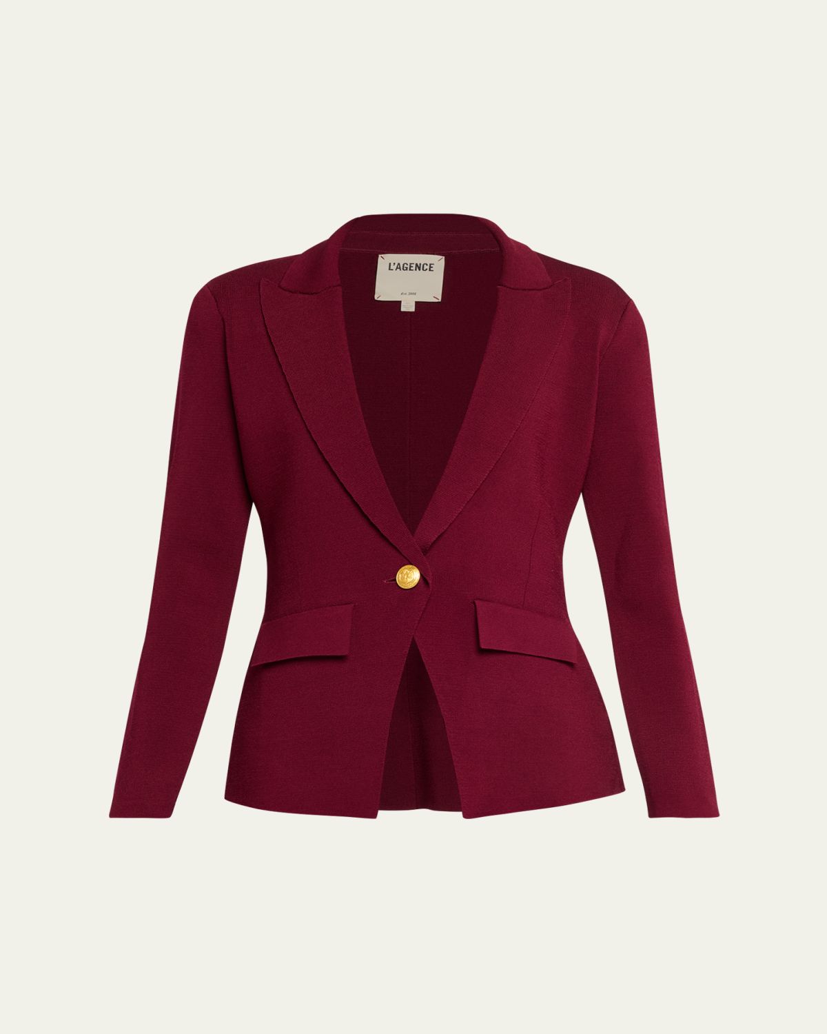 L 'Agence Chamberlain Knit Blazer