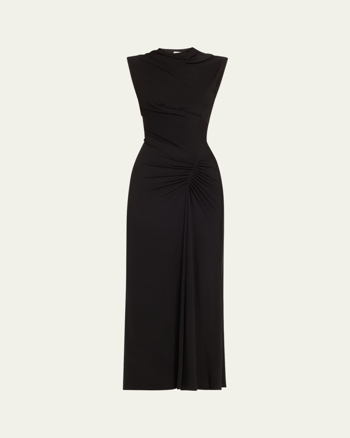 SIMKHAI Acacia Sleeveless Gathered Midi Dress | Thumbnail 6