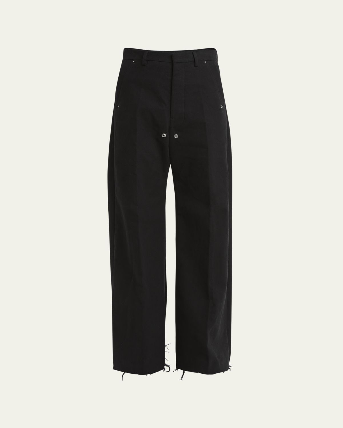 Rick Owens Men's Heavy Brushed Twill Tailored Bela Pants