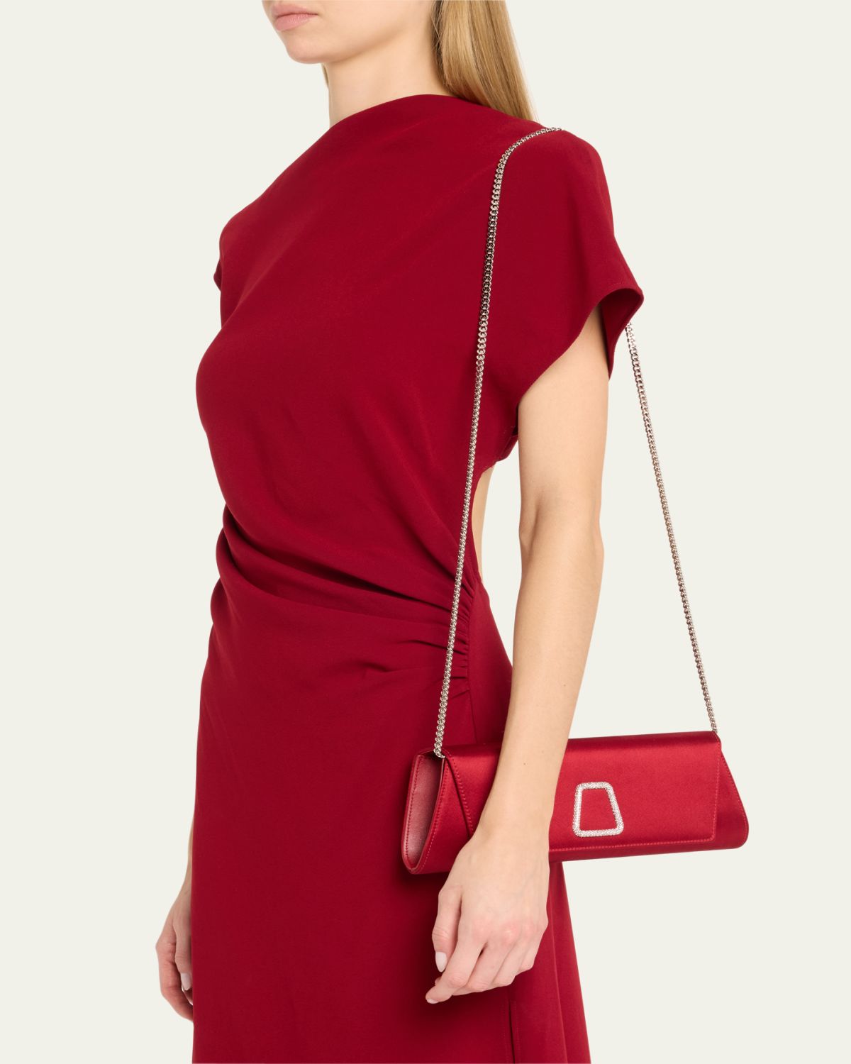 Akris Anouk Small Satin Clutch Bag | Thumbnail 5