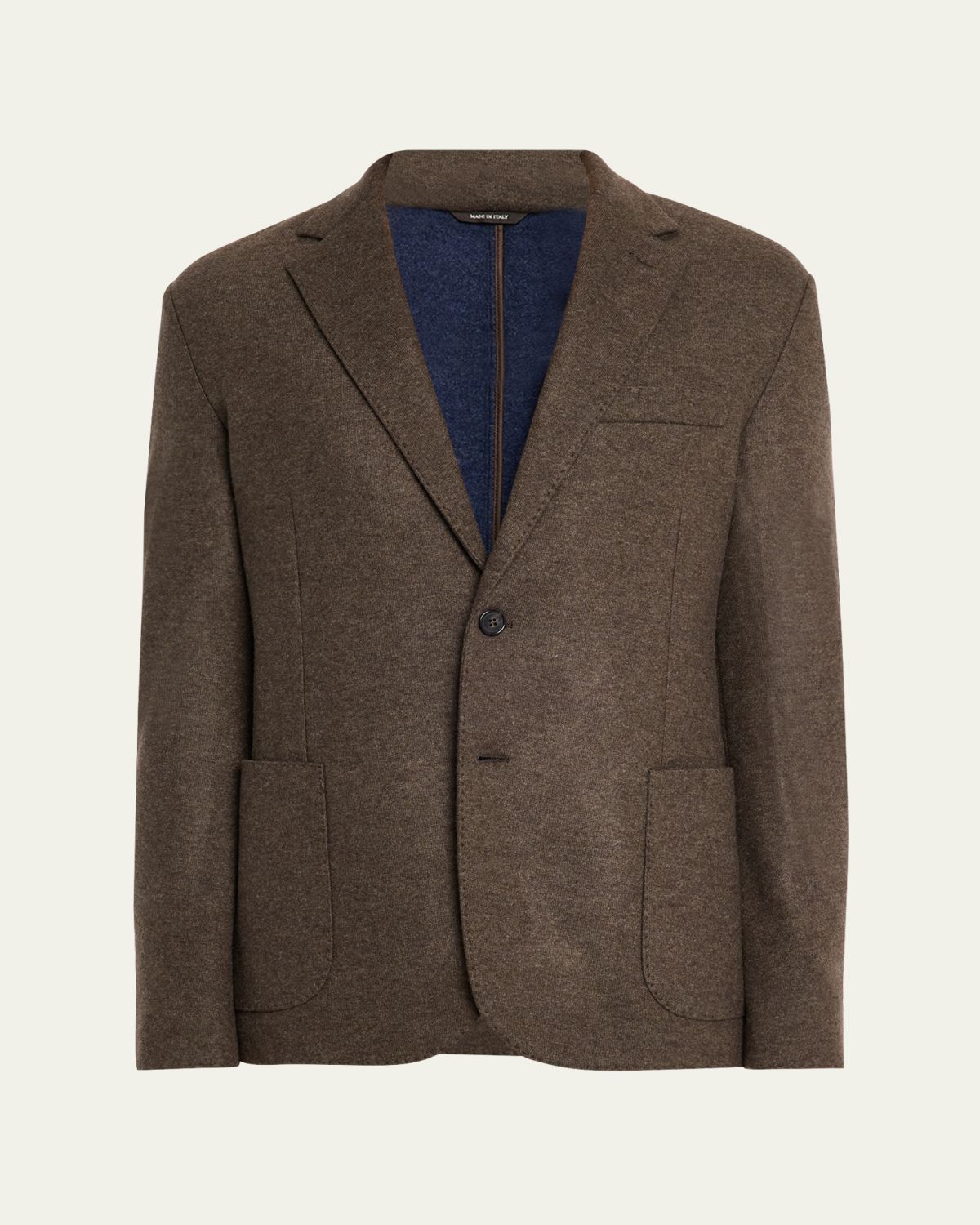 Loro Piana Men's Cashmere Single-Breasted Sweater Jacket