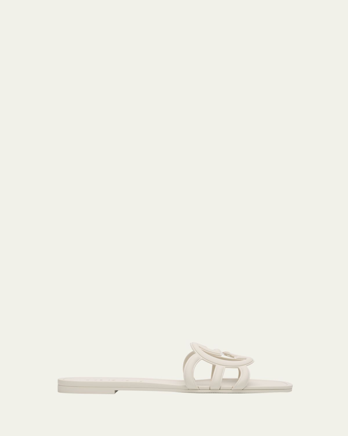 Gucci Palma GG Rubber Flat Slide Sandals | Thumbnail 6