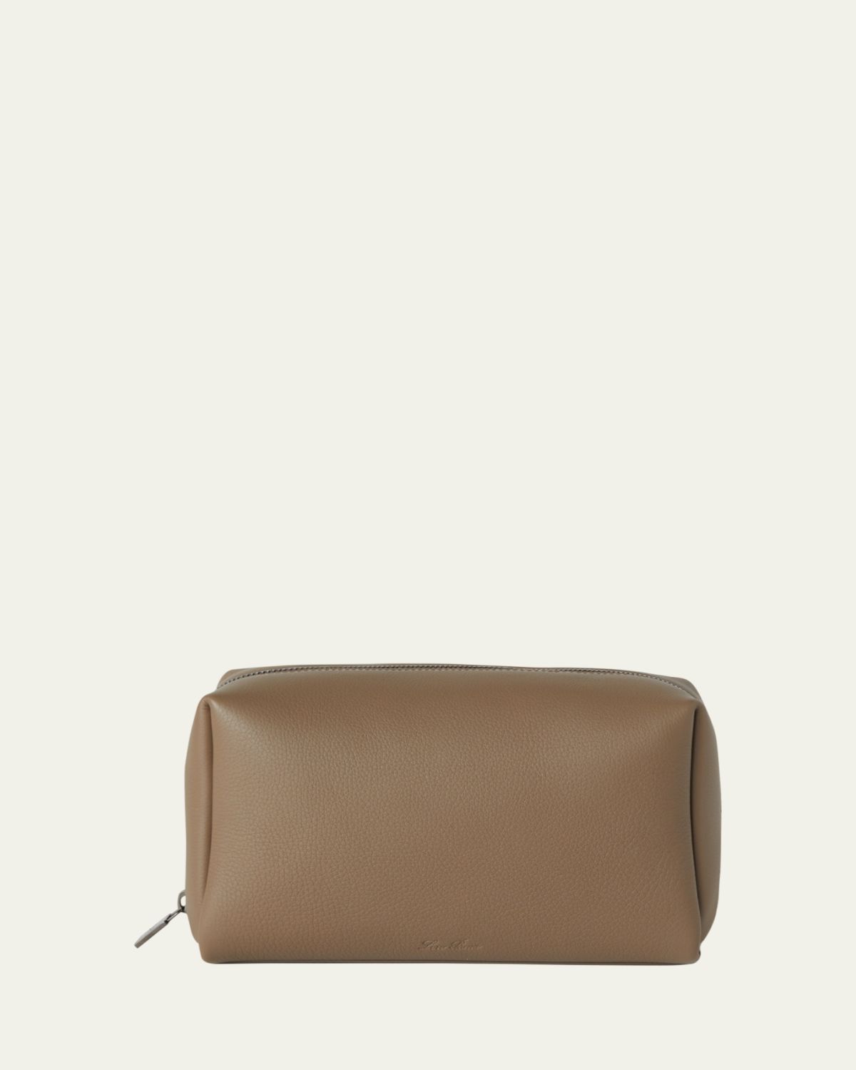 Loro Piana Men's Medium Leather Travel Pouch