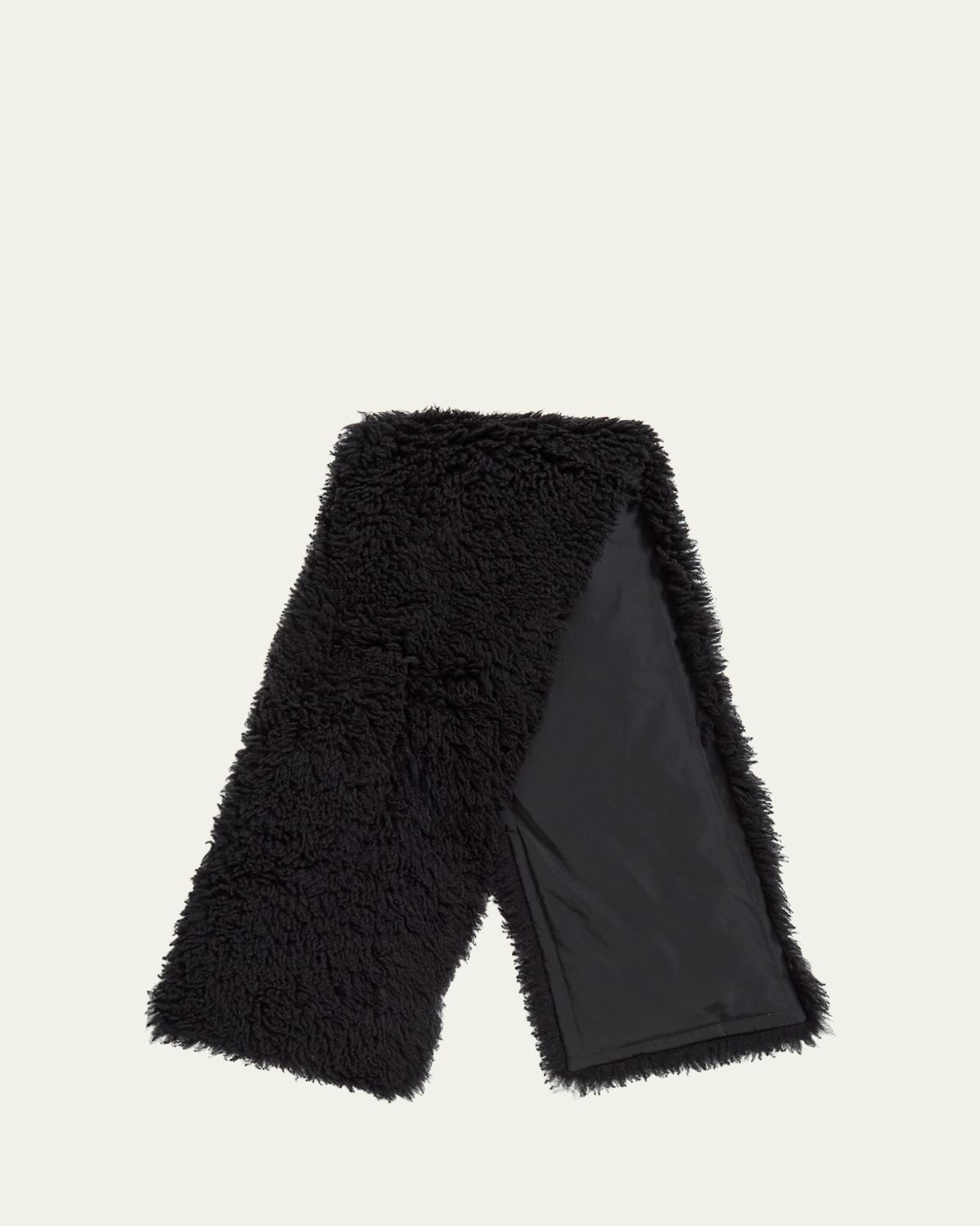 Yves Salomon Sheep Shearling Scarf
