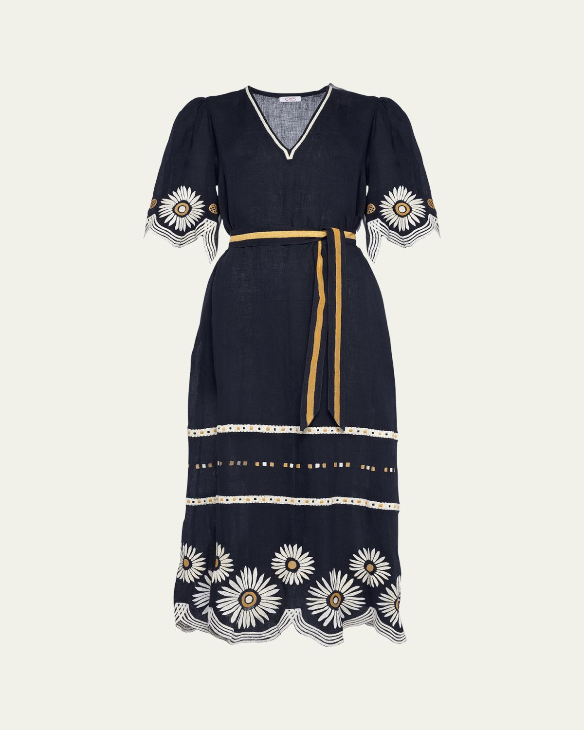 Eres Hortense Embroidered Midi Dress