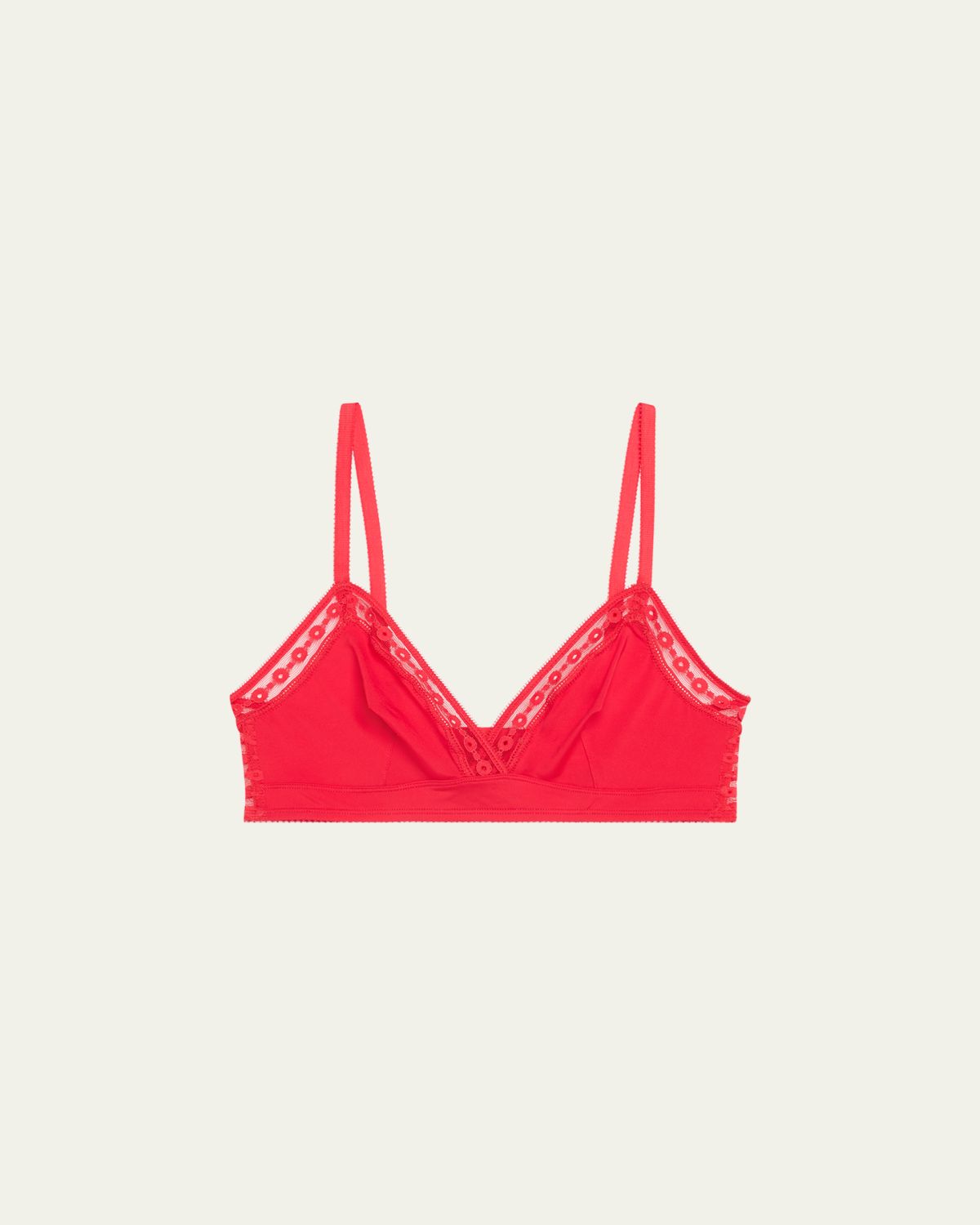 Eres Rituel Lace & Jersey Triangle Bralette