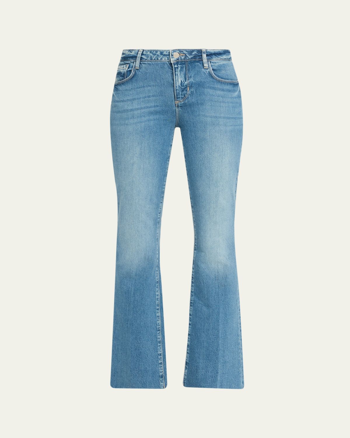 L'Agence Sneeki Low-Rise Straight-Leg Jeans