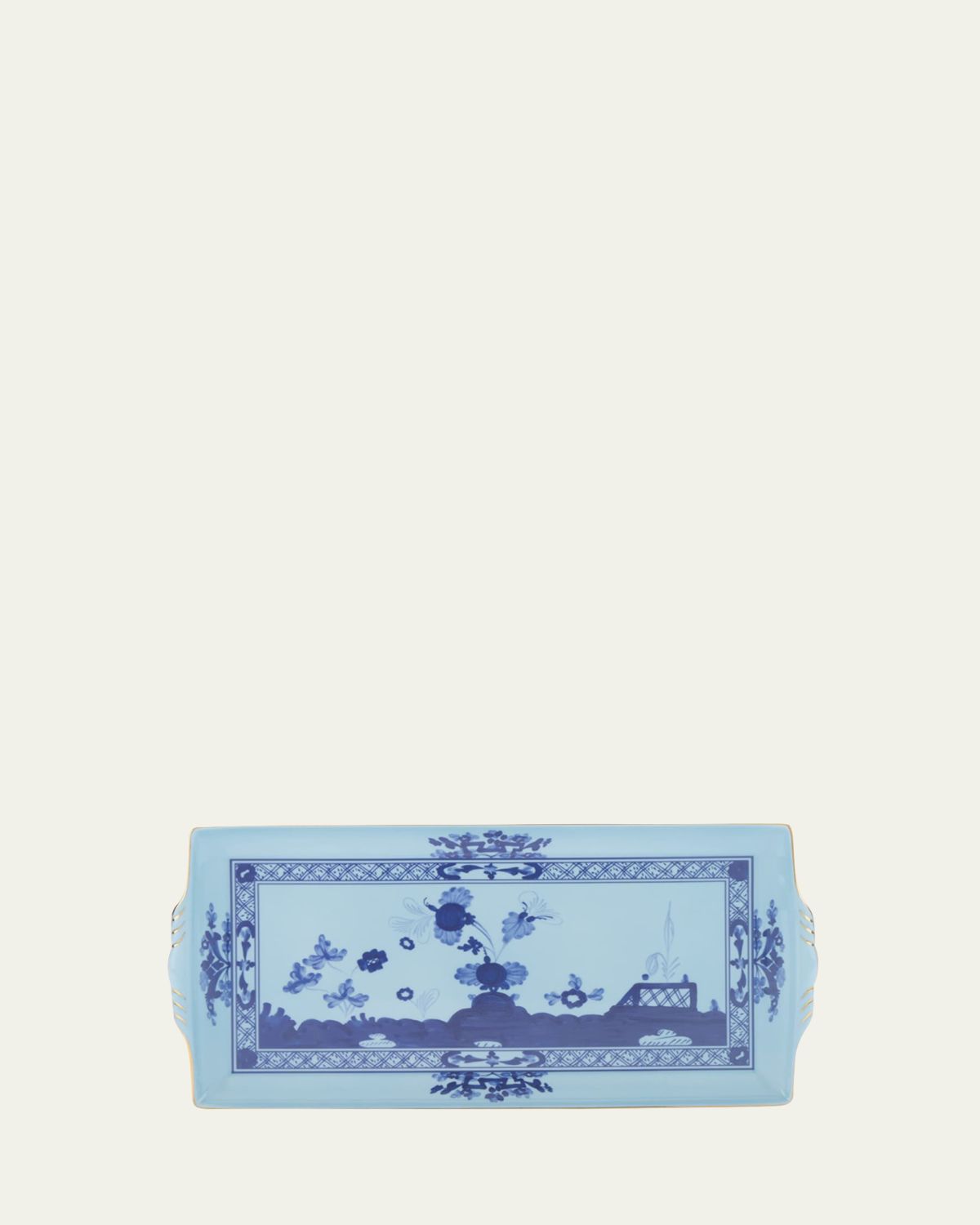 GINORI 1735 Oriente Italiano Iris Large Service Tray