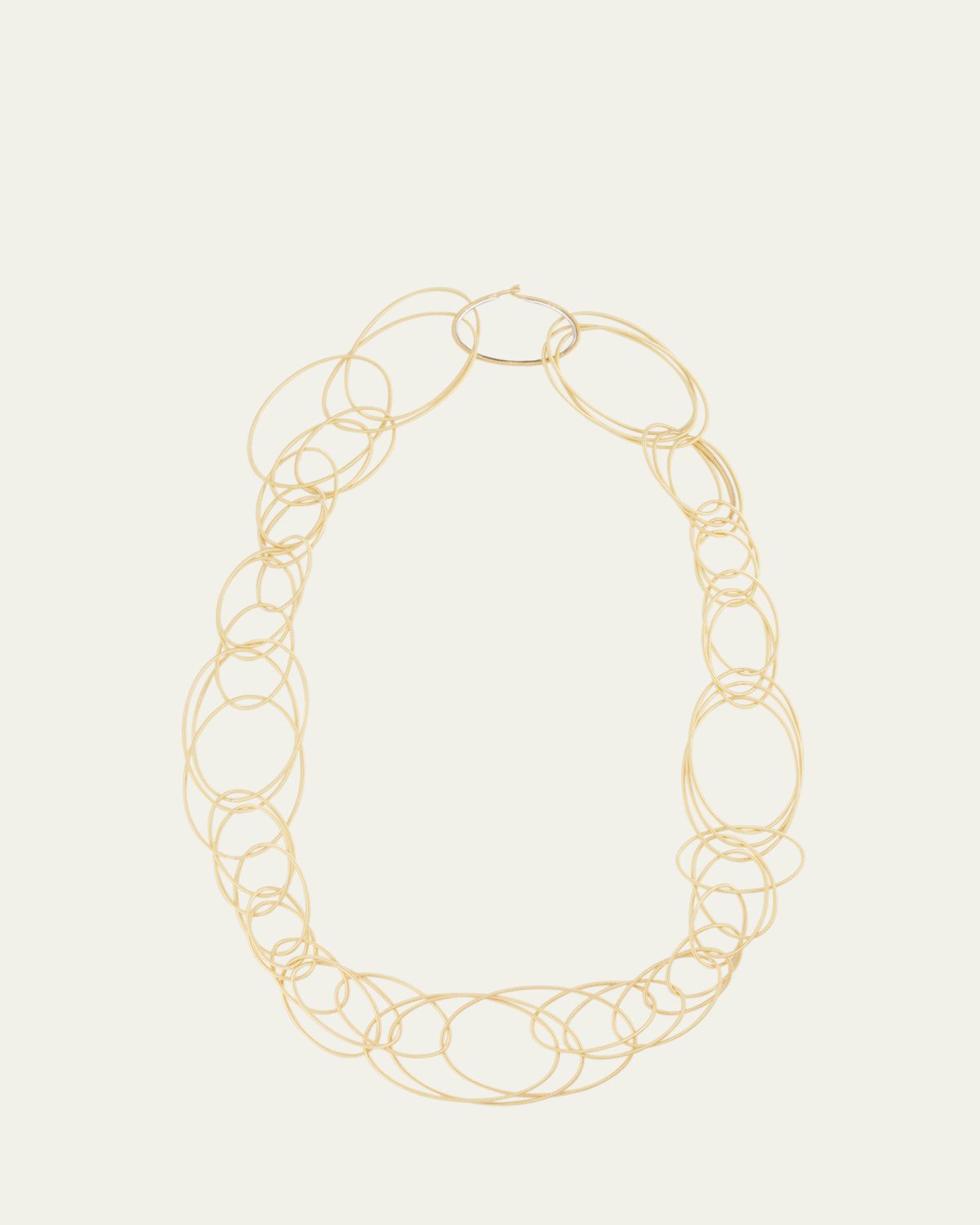 Buccellati Hawaii 18K Yellow Gold Oval Link Necklace