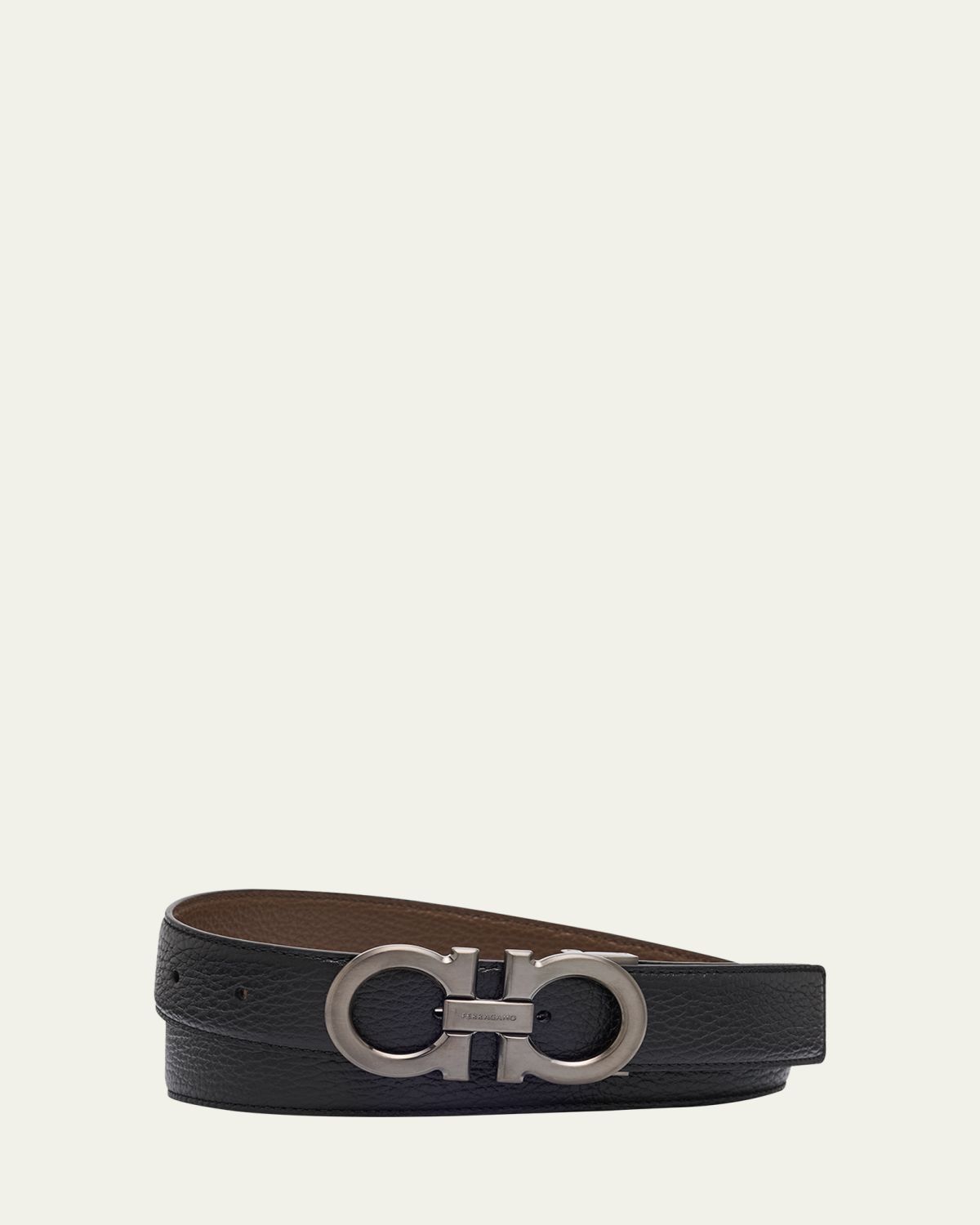 Ferragamo Men's Reversible Gancini-Buckle Belt